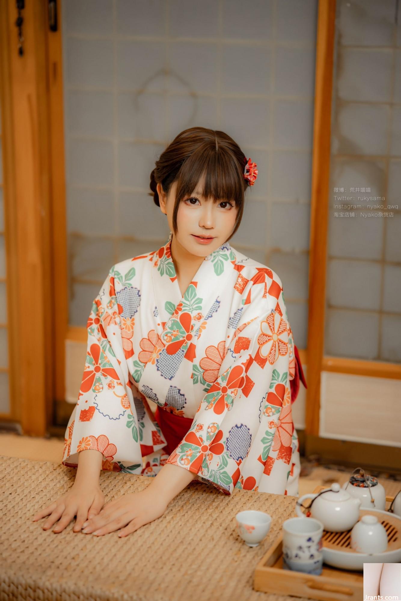 Cô gái dễ thương Nyako Meow – Hefeng Lanman Yukata (86p) - Ảnh 10