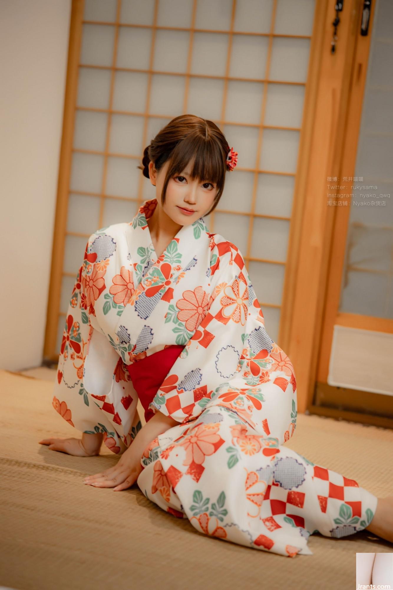 Cô gái dễ thương Nyako Meow – Hefeng Lanman Yukata (86p) - Ảnh 11