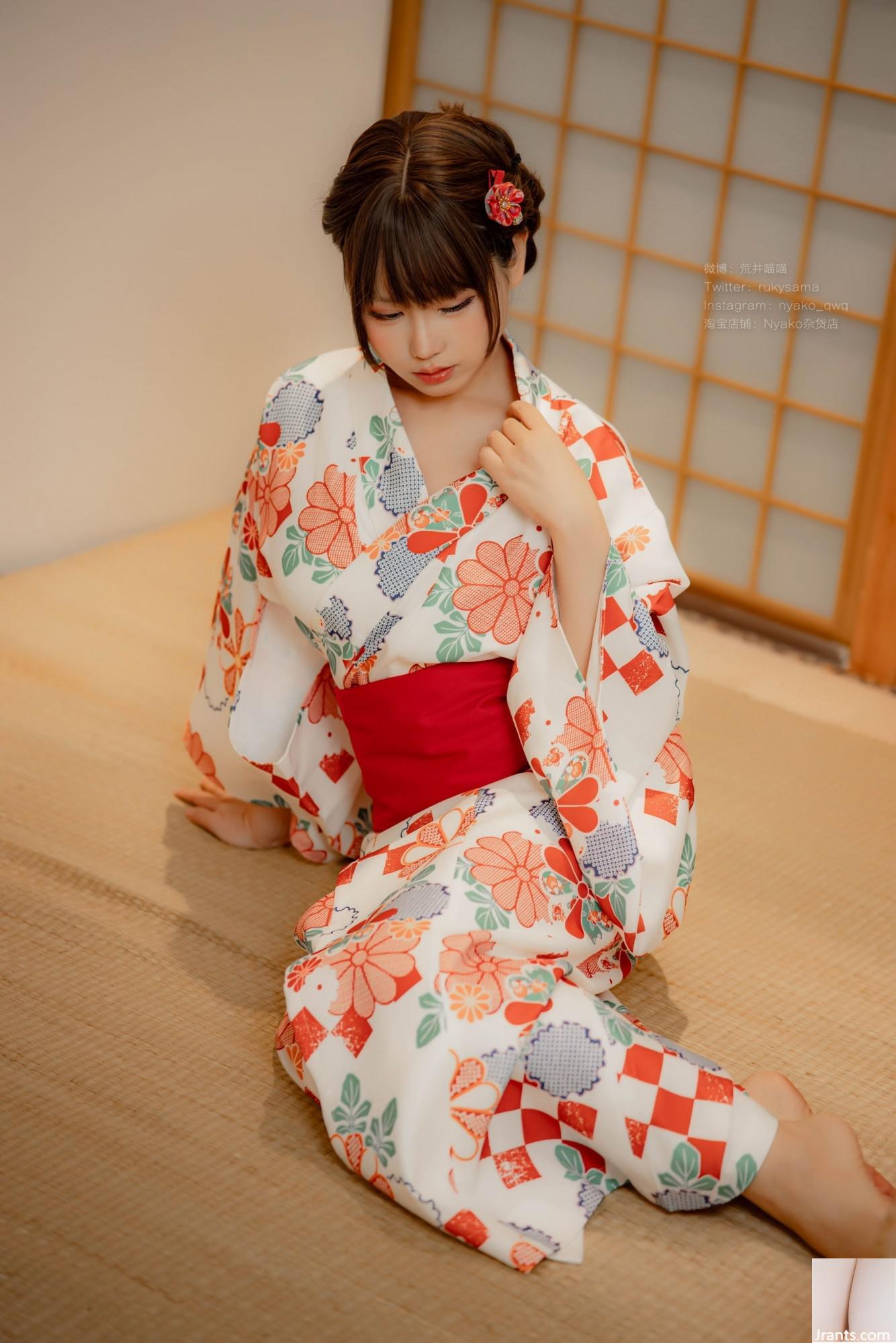 Cô gái dễ thương Nyako Meow – Hefeng Lanman Yukata (86p) - Ảnh 12