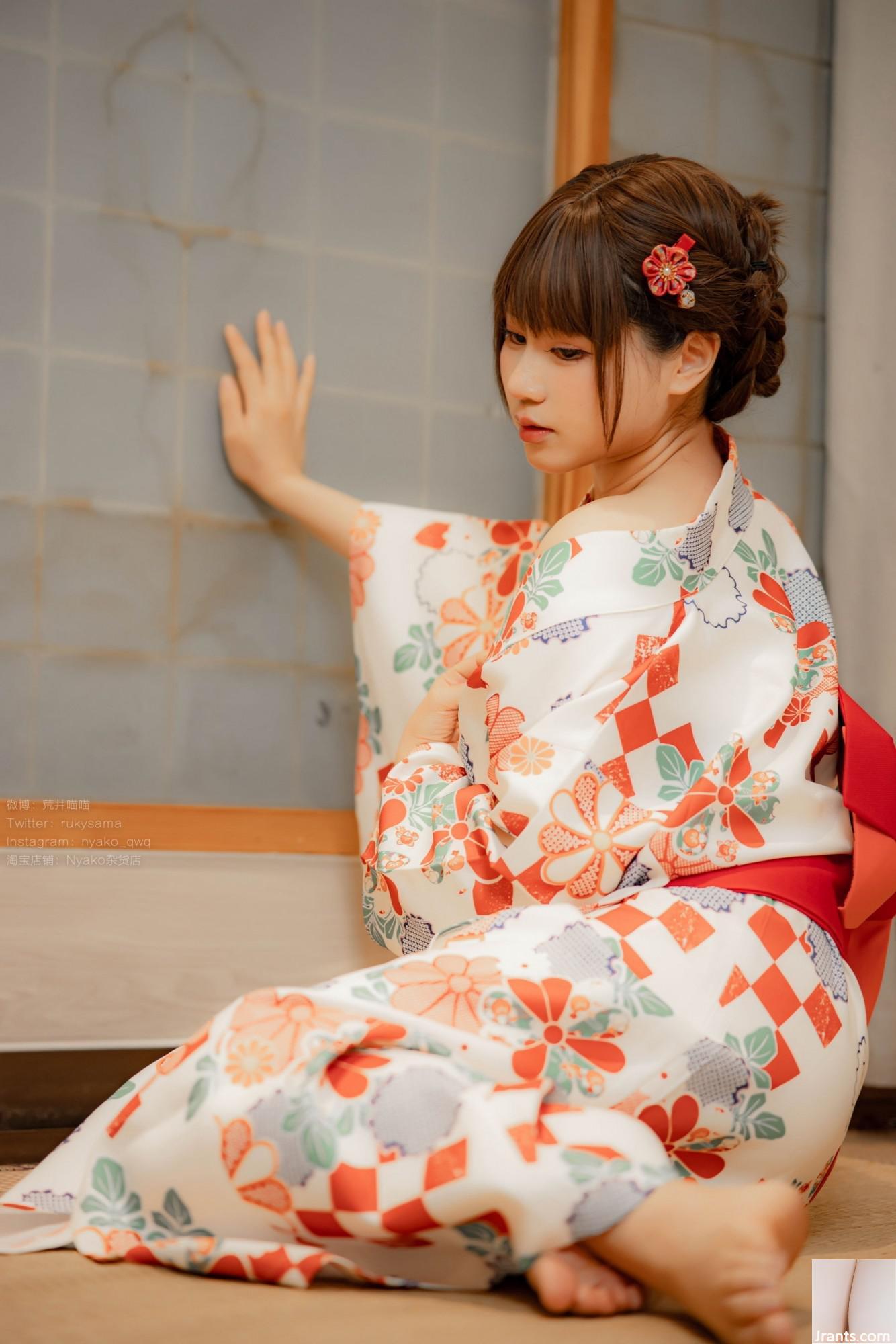 Cô gái dễ thương Nyako Meow – Hefeng Lanman Yukata (86p) - Ảnh 19