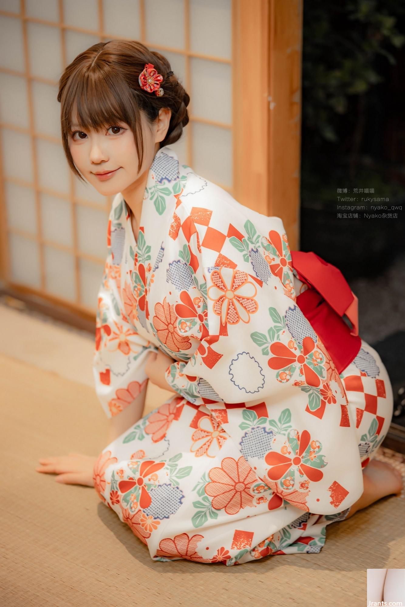 Cô gái dễ thương Nyako Meow – Hefeng Lanman Yukata (86p) - Ảnh 5