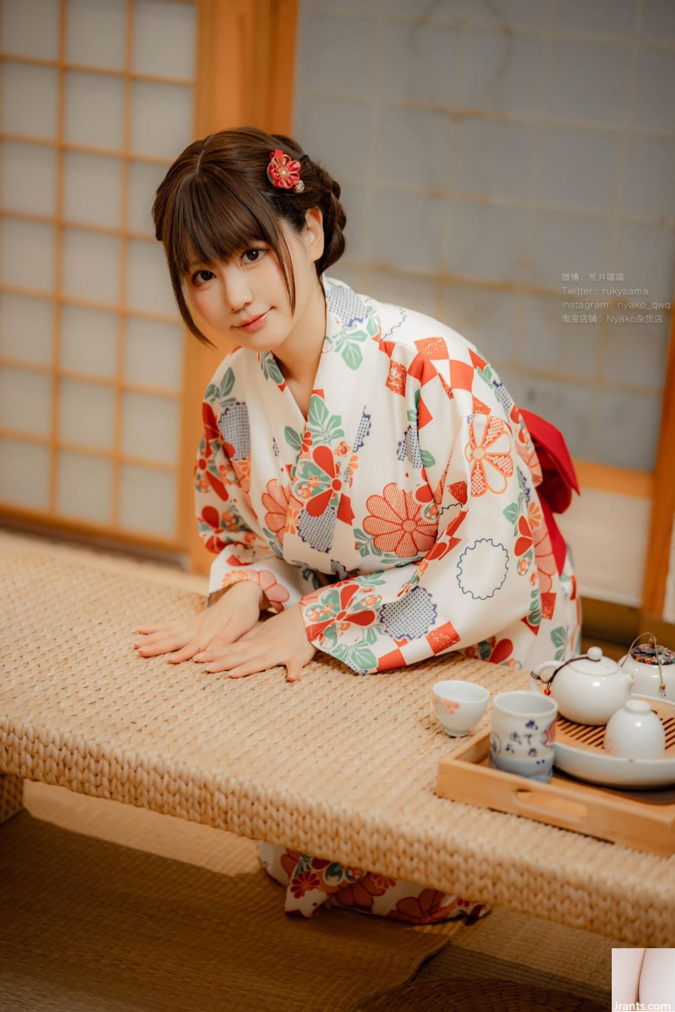 Cô gái dễ thương Nyako Meow – Hefeng Lanman Yukata (86p) - Ảnh 8