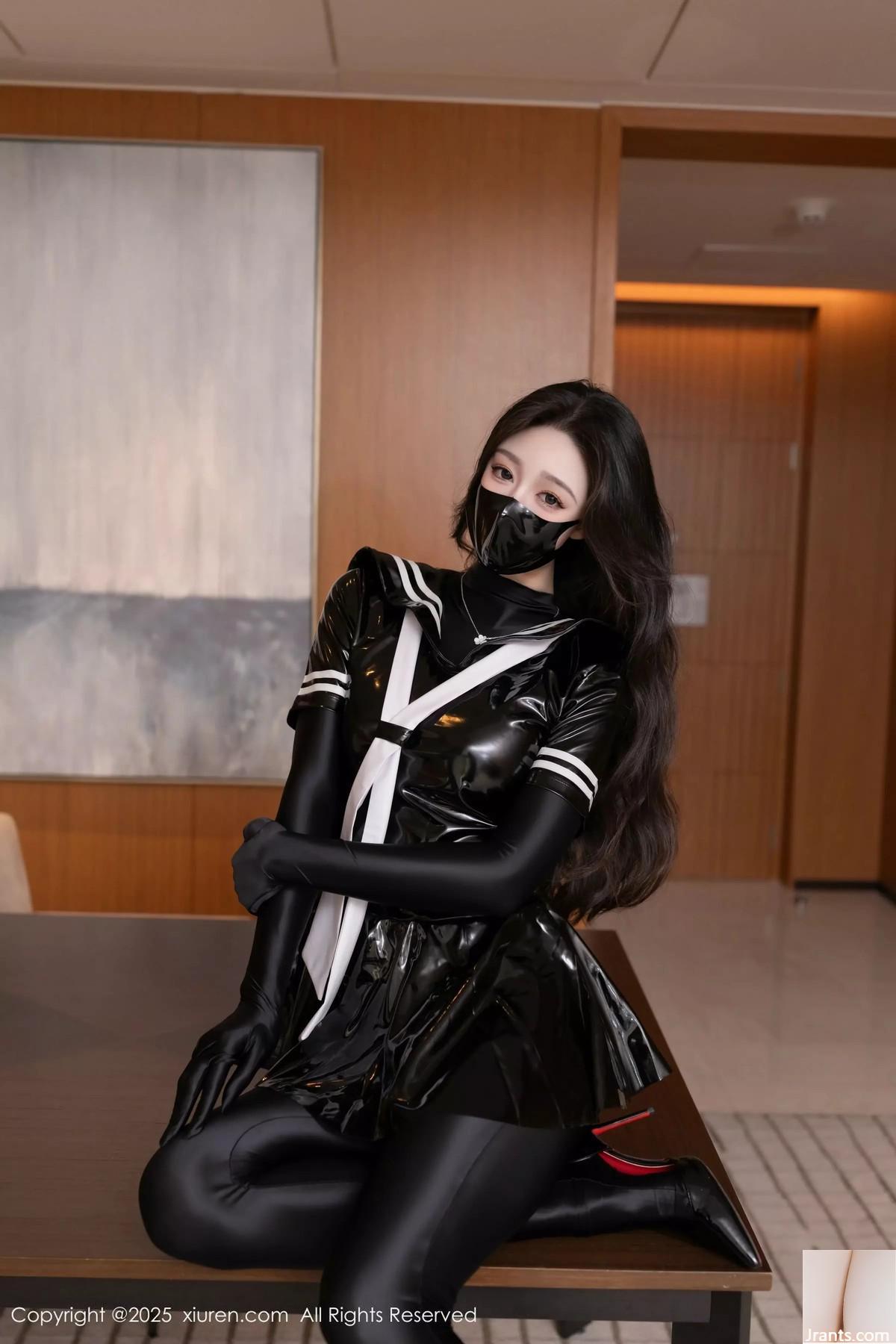 .XiuRen) 2025.03.28 Vol.10087 Xiaodoudou Đen Gel Quần áo hoàn chỉnh ảnh hoàn chỉnh (82p) - Ảnh 6