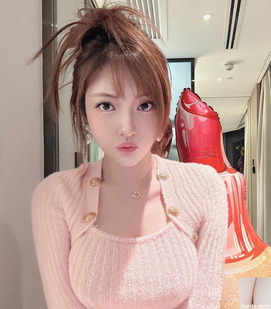 Mô hình ngọt ngào “Ou Yongyi” có khuôn mặt thuần khiết và ngây thơ với bộ ngực đẹp và một con số tốt (10p) - Ảnh 4