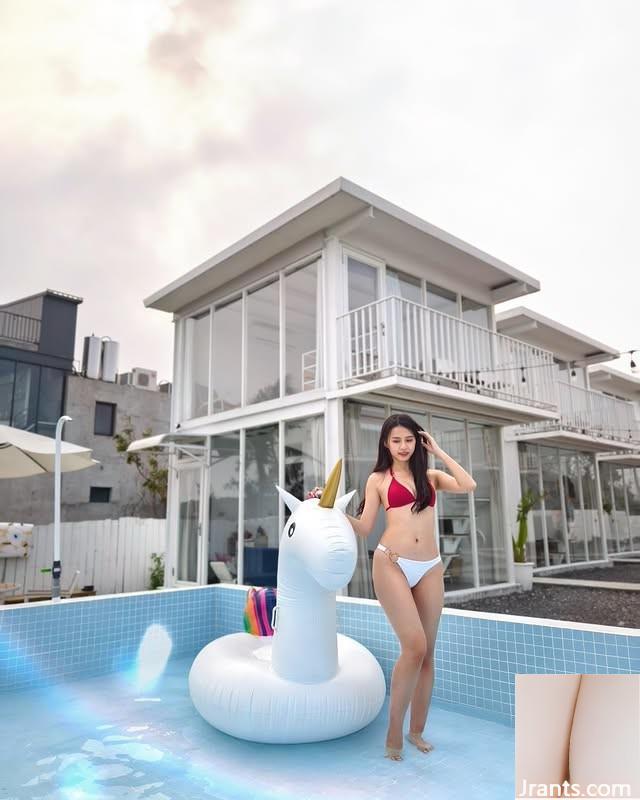 Mô hình chụp bên ngoài “Zhao Zhao Chao” phát sóng cơ thể hàng đầu (10p) - Ảnh 4