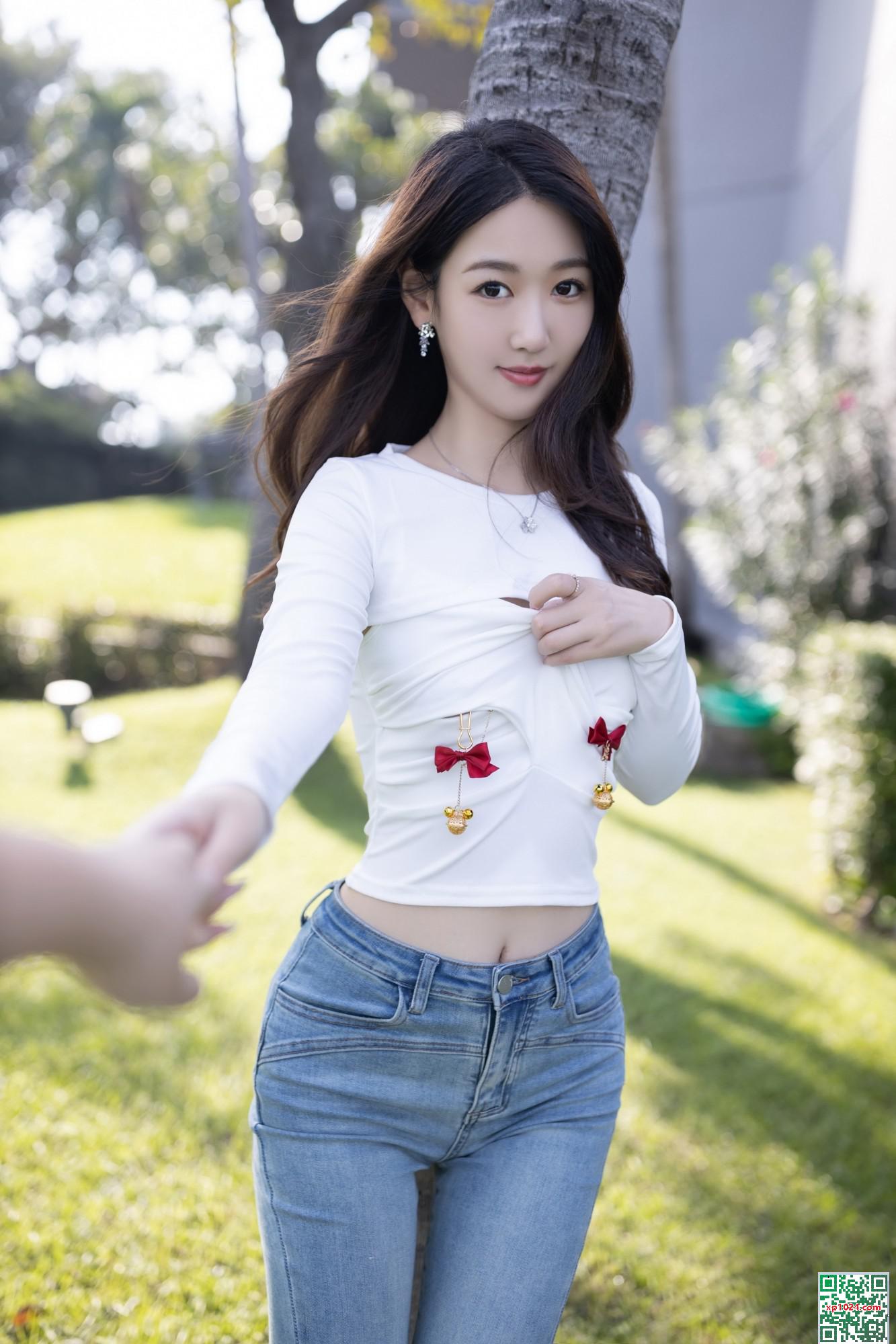 Ảnh quần jean ngoài trời Tang Anqi (81p) - Ảnh 11