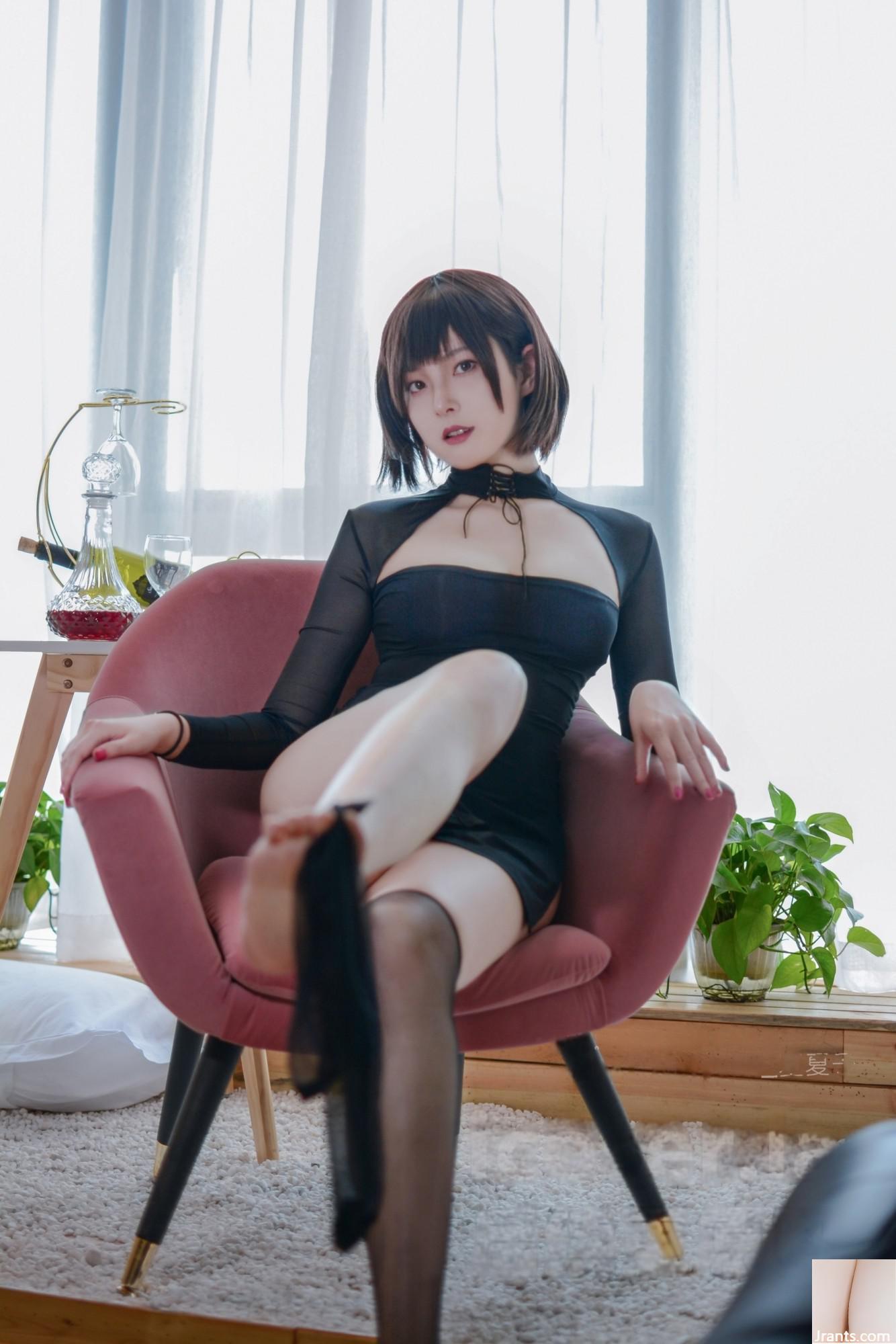 Natsko Xia Xiazi – Sườn xám hở ngực (18P) - Ảnh 5