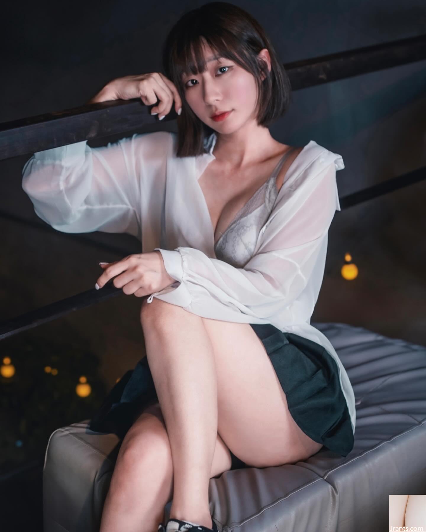 Cô gái xinh đẹp với đôi mắt điện “gạo cake_mibin” có bầu không khí ngọt ngào và đáng yêu (23p) - Ảnh 2