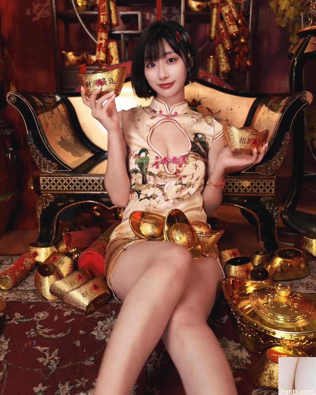 Cô gái xinh đẹp với đôi mắt điện “gạo cake_mibin” có bầu không khí ngọt ngào và đáng yêu (23p) - Ảnh 5