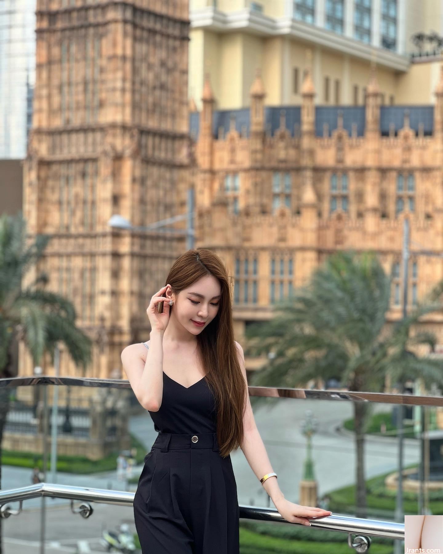 Sức chịu đựng quá mạnh “Yuyu_cai_rain” đường cong rãnh sâu đầy đủ (26p) - Ảnh 17