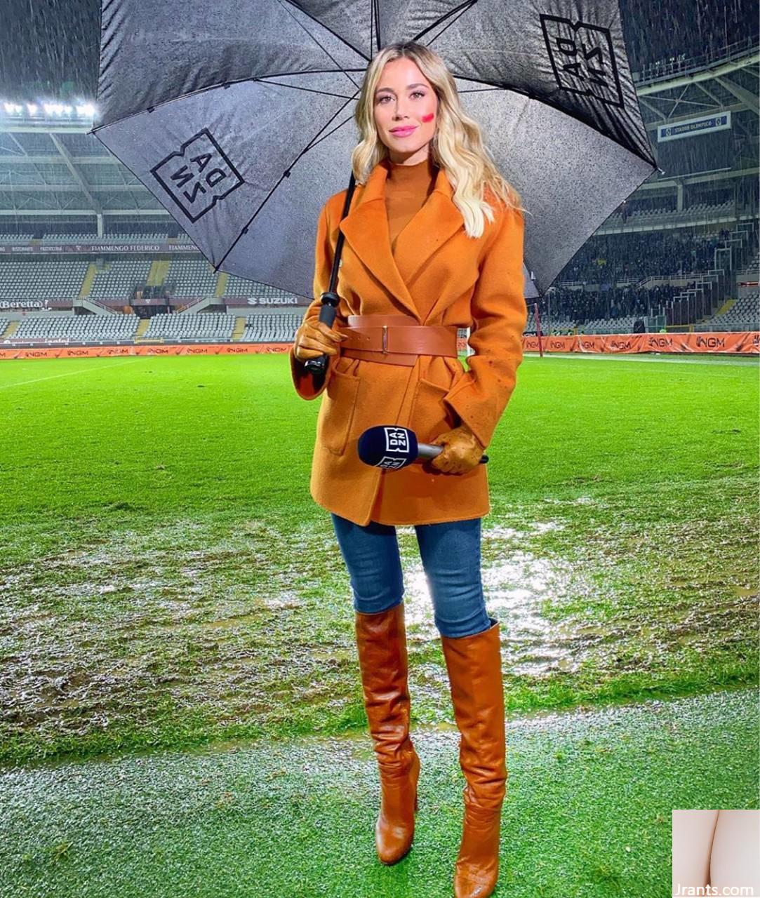 Neo thể thao Ý Diletta Leotta Cách chấp nhận các cuộc phỏng vấn với người chơi (11p) - Ảnh 11