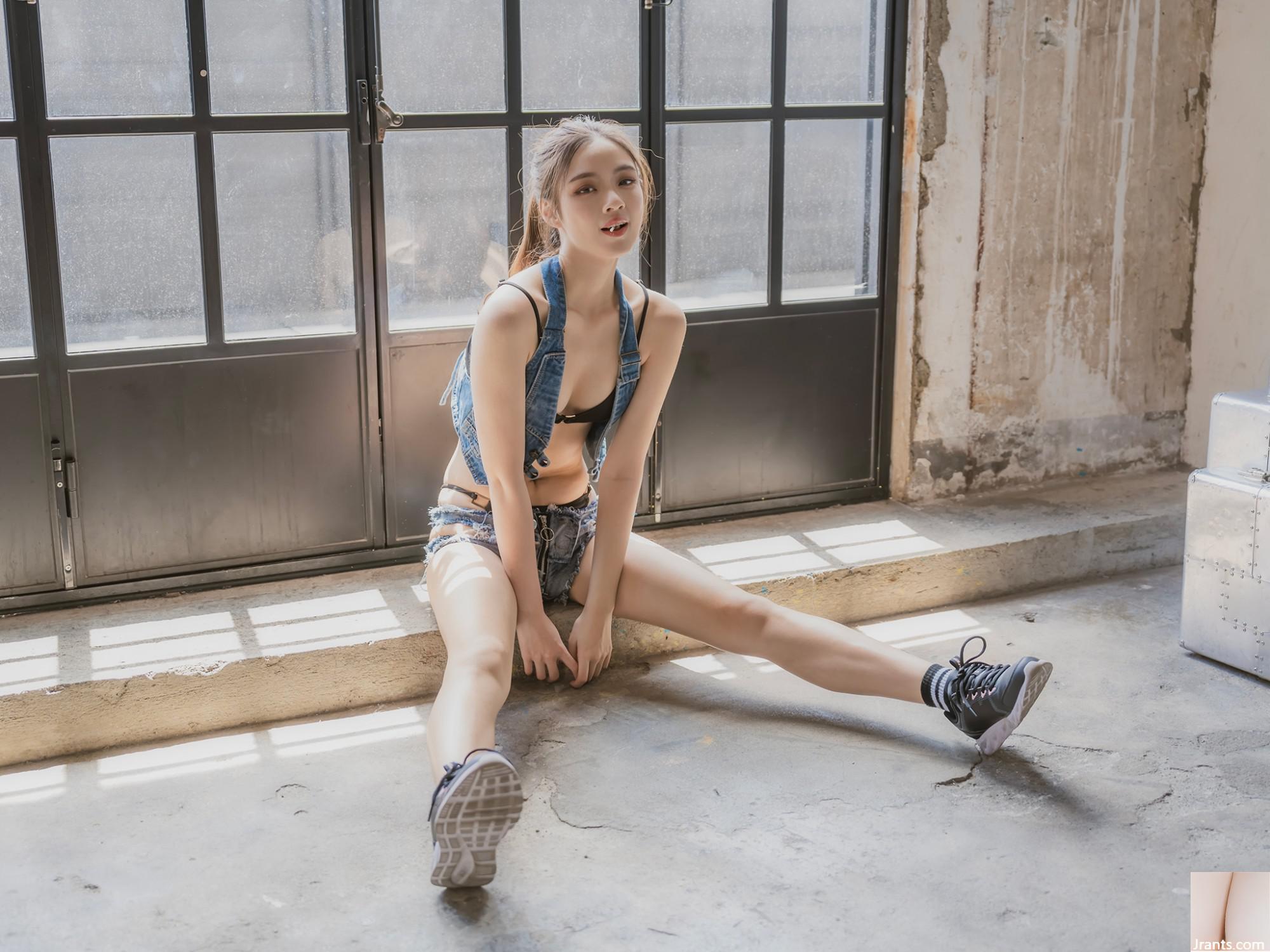 (Người mẫu Hồng Kông) Áo tắm phong cách công nghiệp denim (29P) - Ảnh 13