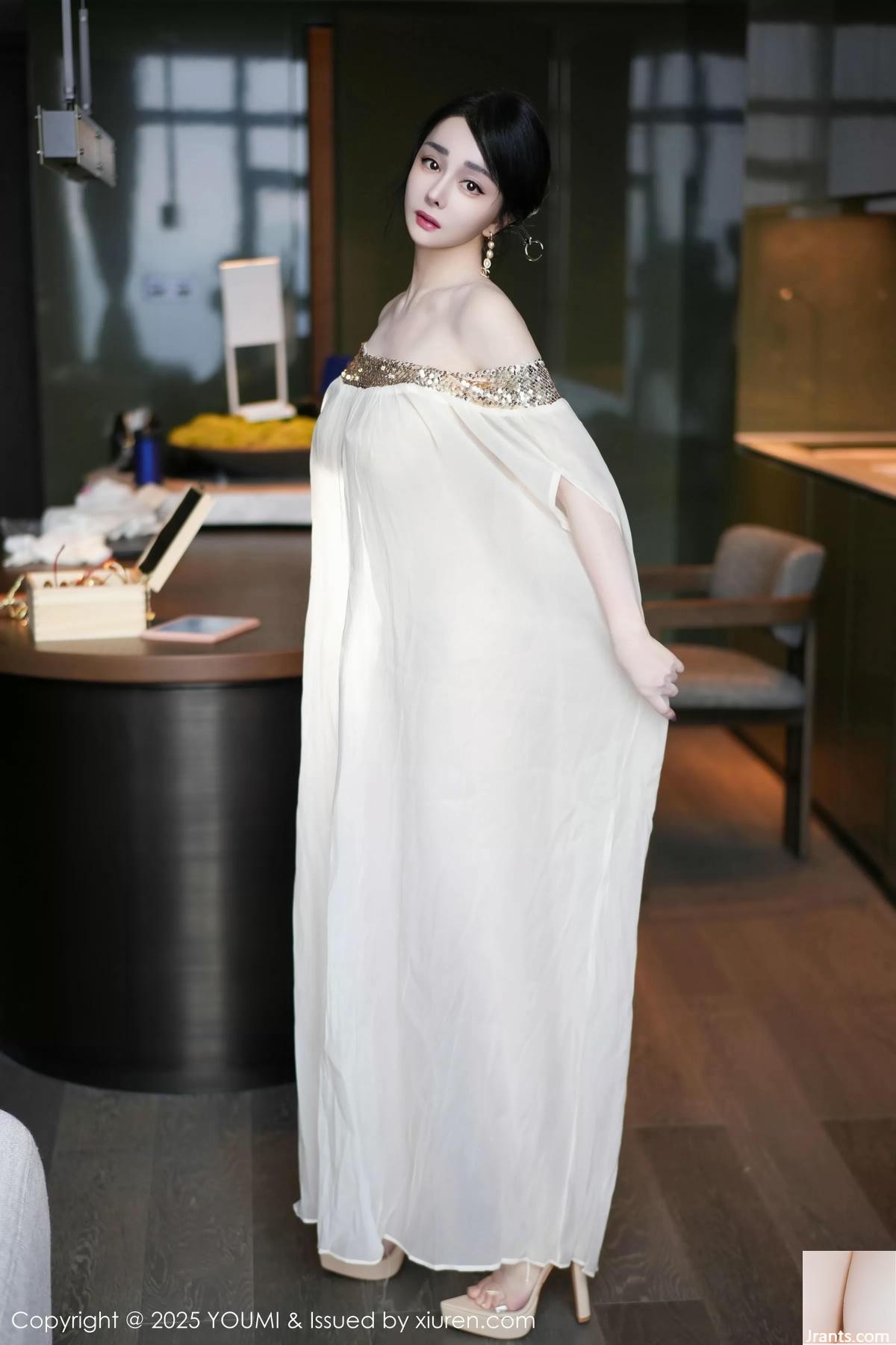 (YouMi) 2025.04.25 Vol.1132 Mặt dây chuyền vàng Yuner (62P) - Ảnh 2