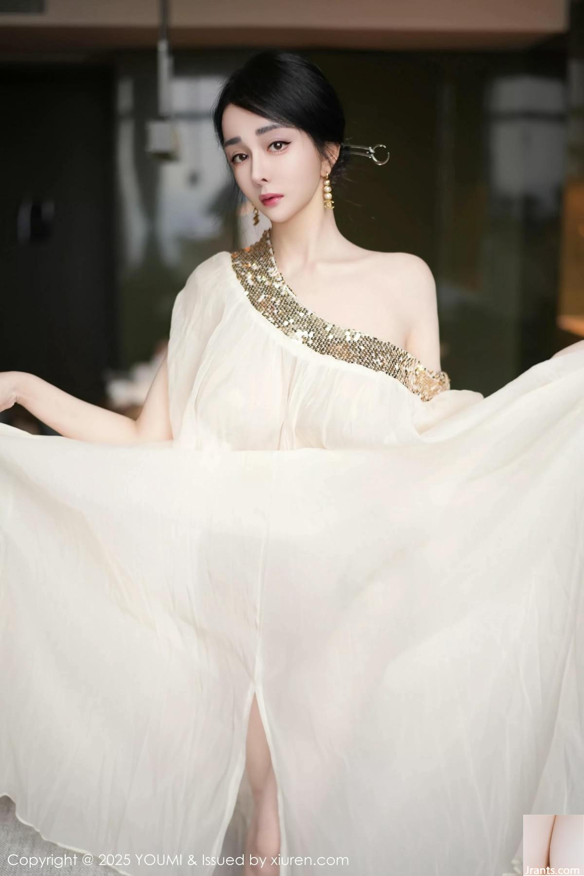 (YouMi) 2025.04.25 Vol.1132 Mặt dây chuyền vàng Yuner (62P) - Ảnh 9