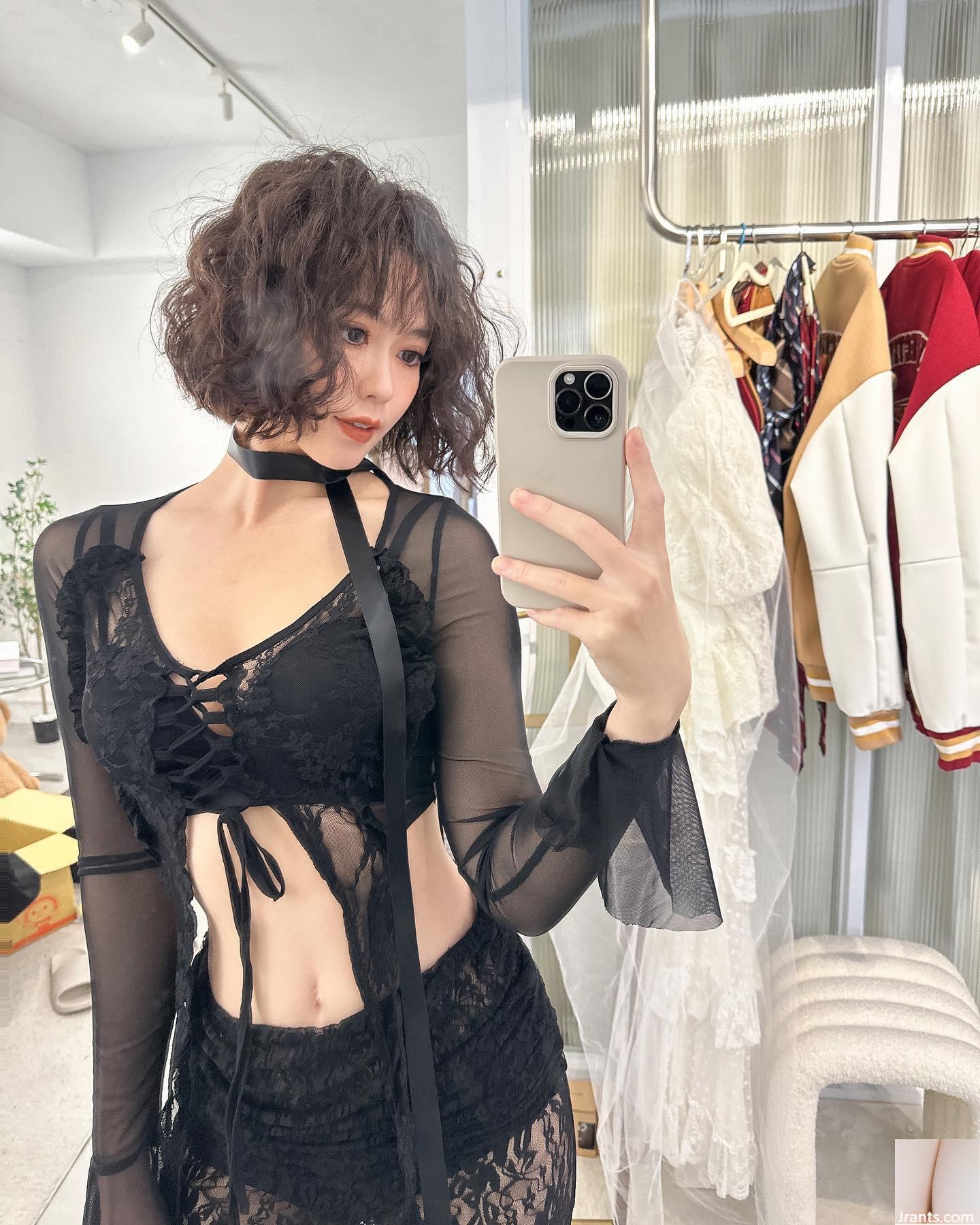 Đường cong mỏng “Giáo viên Fangcen” Trang phục cắt thấp làm cho cư dân mạng làm ấm trái tim của bạn (15p) - Ảnh 5