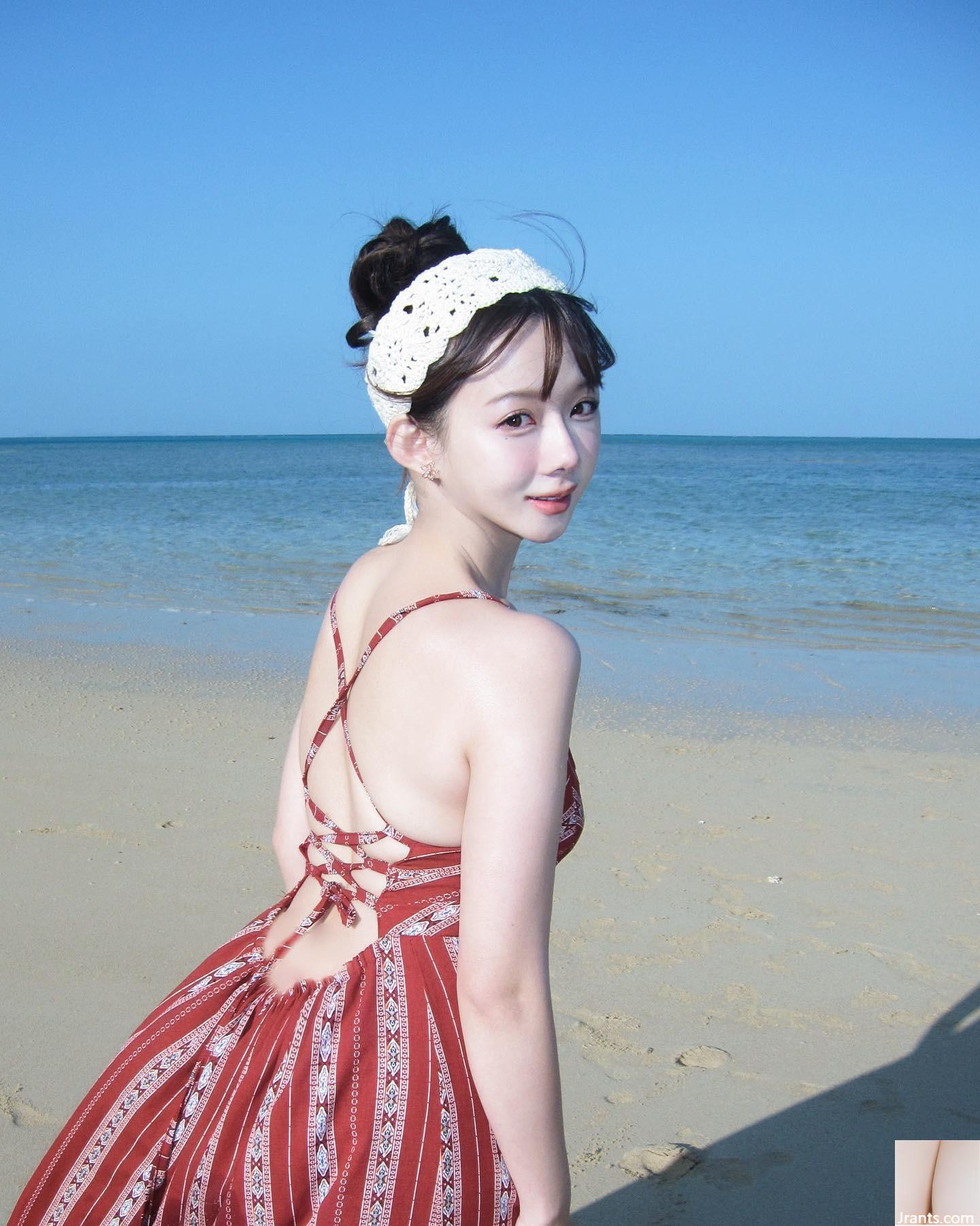 Hương vị ngọt ngào của “qianqian” với bộ ngực cắt thấp được dự định để tan chảy! - Ảnh 8