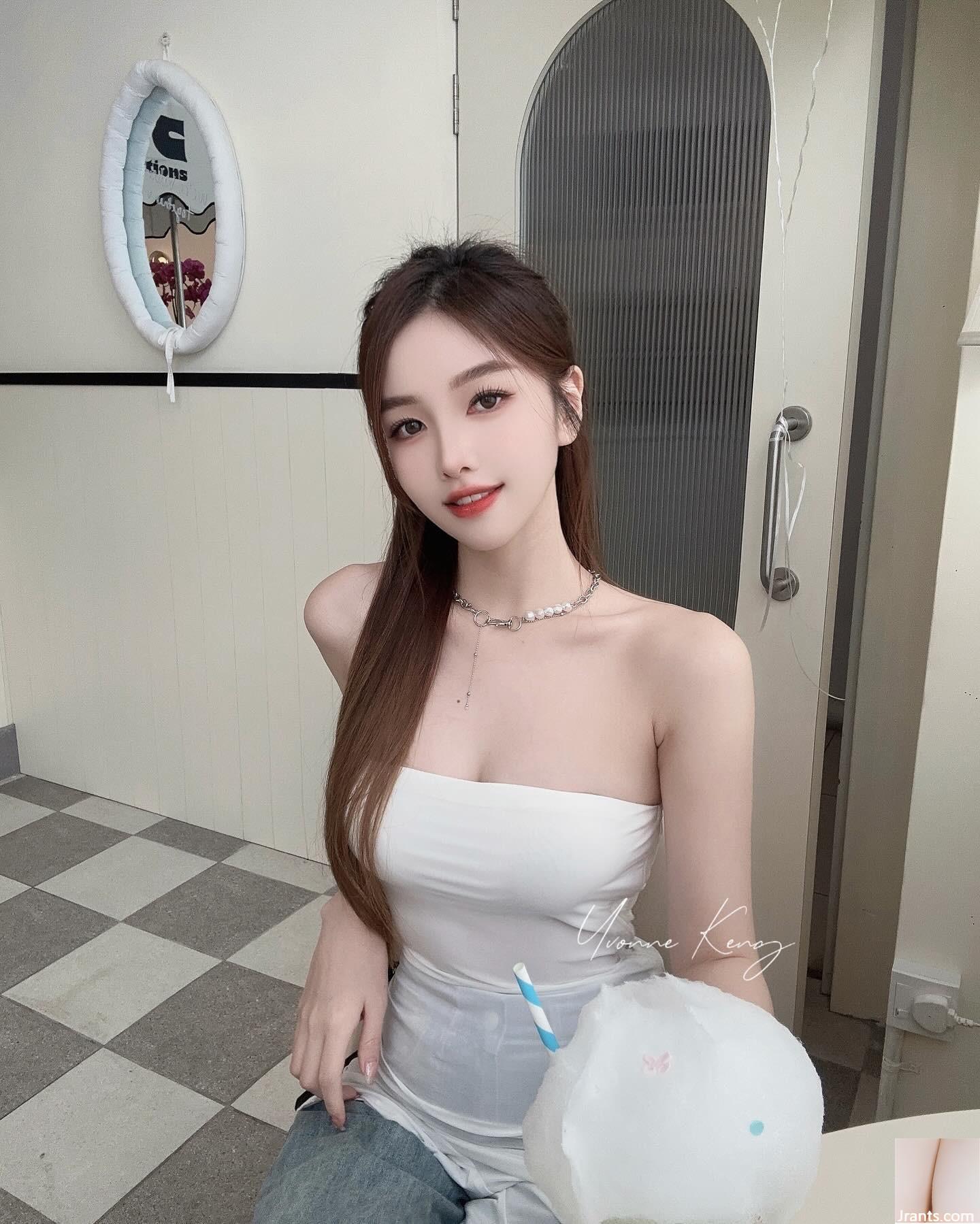 Snow White Deep Groove “Yvonne_Keng” Trang phục cắt thấp làm cho sự cám dỗ của cư dân mạng rất thú vị (13P) - Ảnh 10