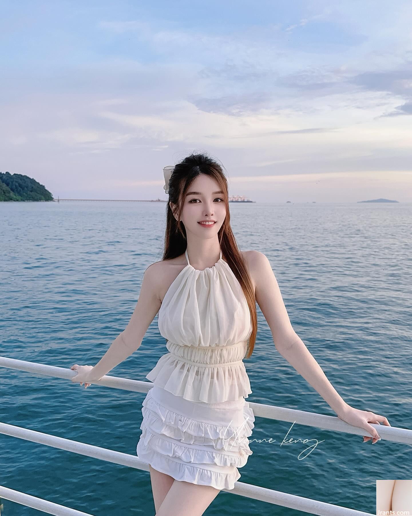 Snow White Deep Groove “Yvonne_Keng” Trang phục cắt thấp làm cho sự cám dỗ của cư dân mạng rất thú vị (13P) - Ảnh 11