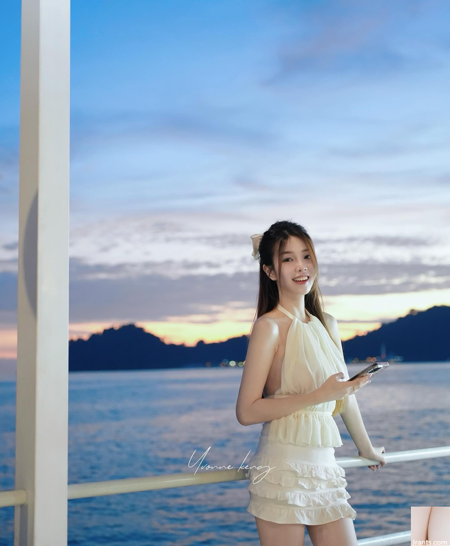 Snow White Deep Groove “Yvonne_Keng” Trang phục cắt thấp làm cho sự cám dỗ của cư dân mạng rất thú vị (13P) - Ảnh 13