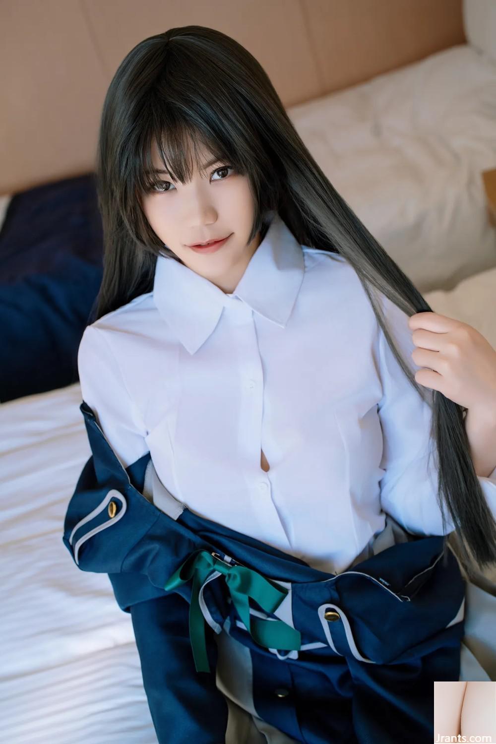 (COSH-220K) (Cosucchi 5) (Phiên bản 4K chất lượng cực cao) Dù là tư thế nhẹ nhàng nhưng cô ấy lại cao và có bầu với bộ ngực khủng. - Ảnh 39