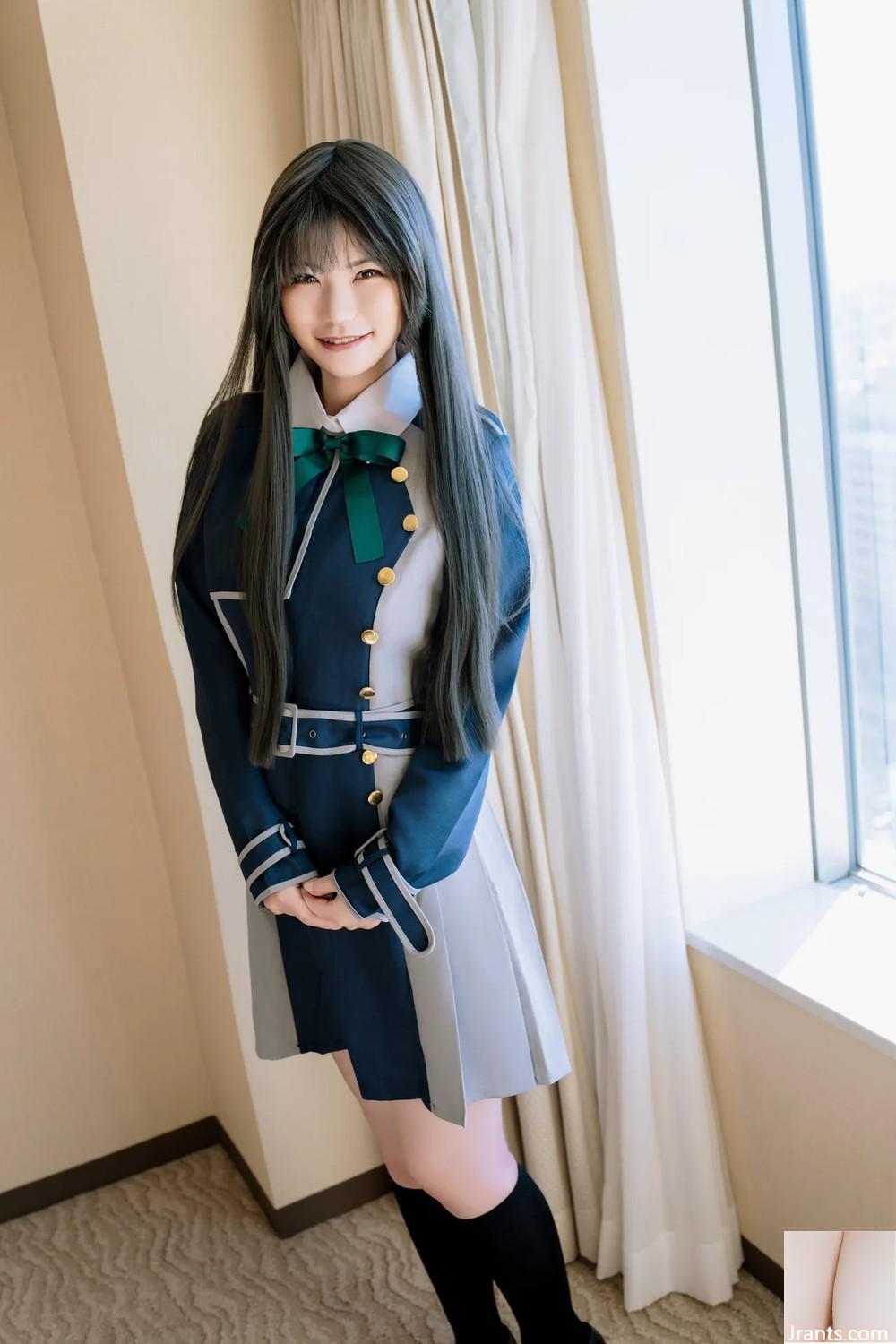 (COSH-220K) (Cosucchi 5) (Phiên bản 4K chất lượng cực cao) Dù là tư thế nhẹ nhàng nhưng cô ấy lại cao và có bầu với bộ ngực khủng. - Ảnh 4