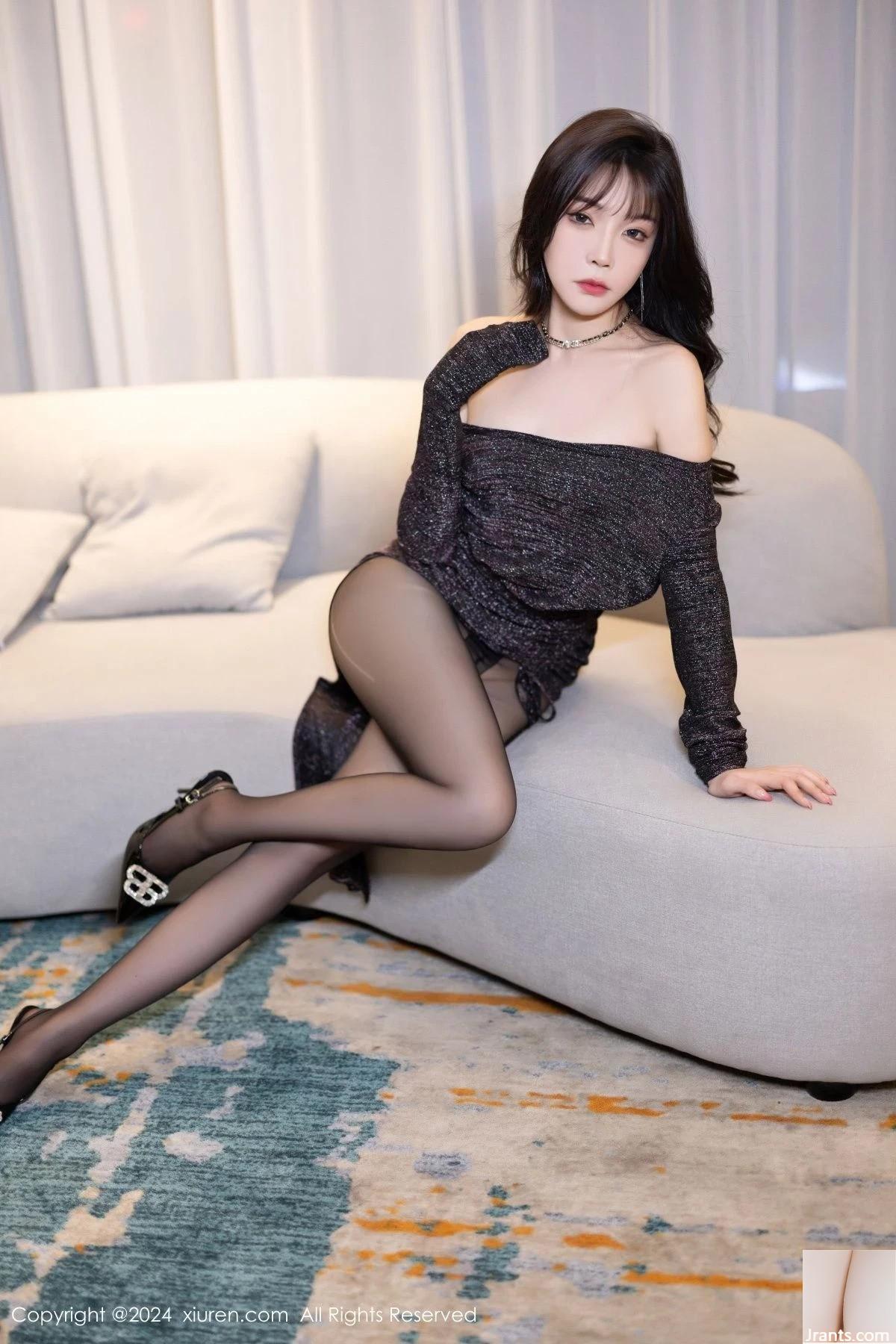 XiuRen Số 8200 Áo dài đen + trang phục gợi cảm màu tím của Nữ thần Xu Lizhi Booty khoe dáng duyên dáng và bộ ảnh đầy cám dỗ (81P) - Ảnh 23