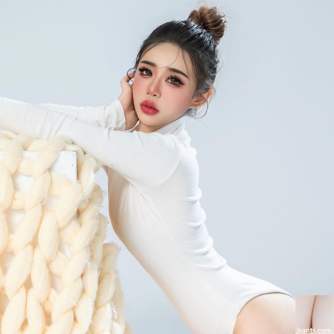 “Shen Jiaqi” gợi cảm và quyến rũ khoe vẻ đẹp phát triển đầy đặn của Meichen, dễ thương và quyến rũ (10P) - Ảnh 6