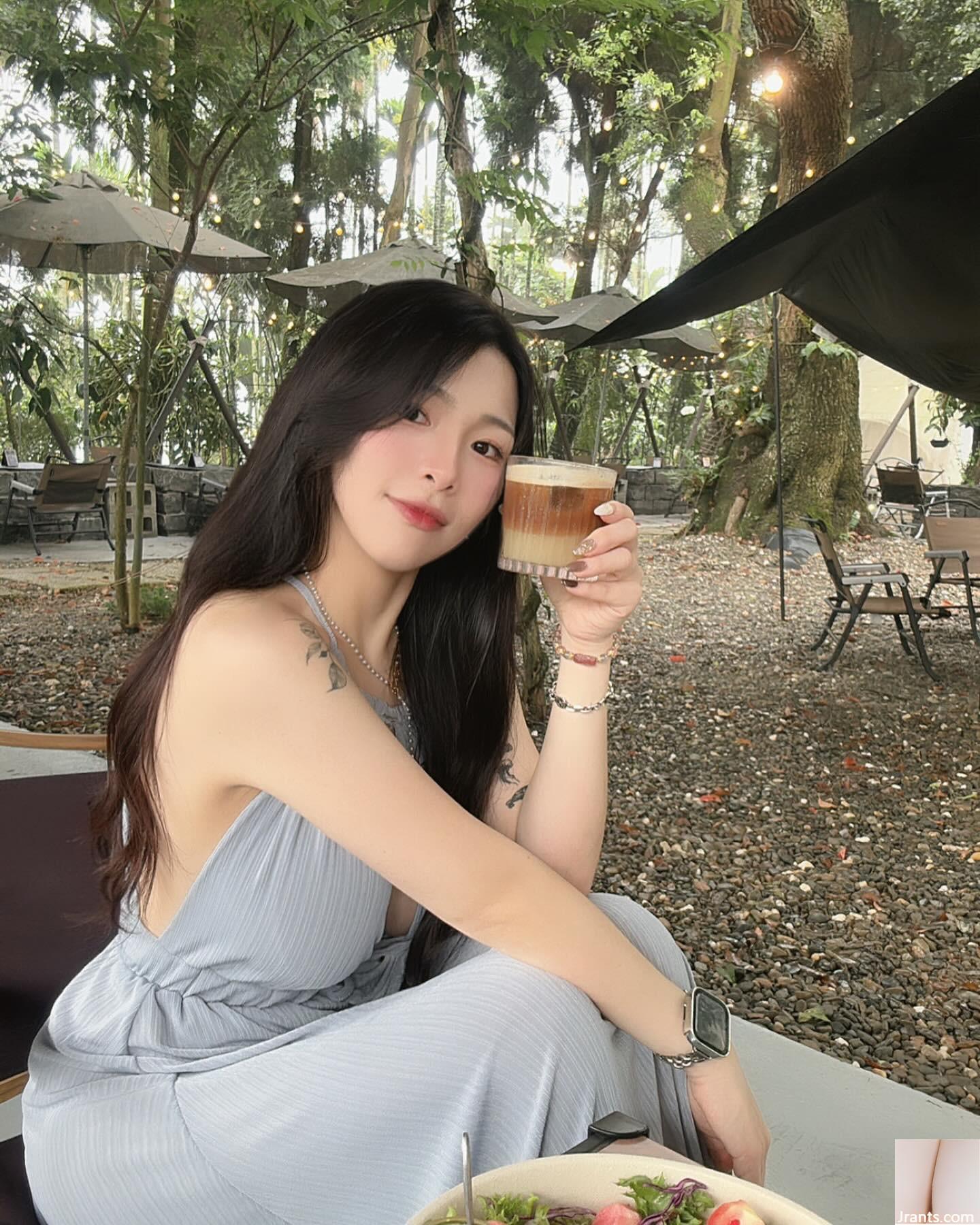 Vòng eo hoàn hảo “Tong Pei” làn da siêu trắng và mềm mại, dáng người săn chắc hoàn hảo (15P) - Ảnh 8