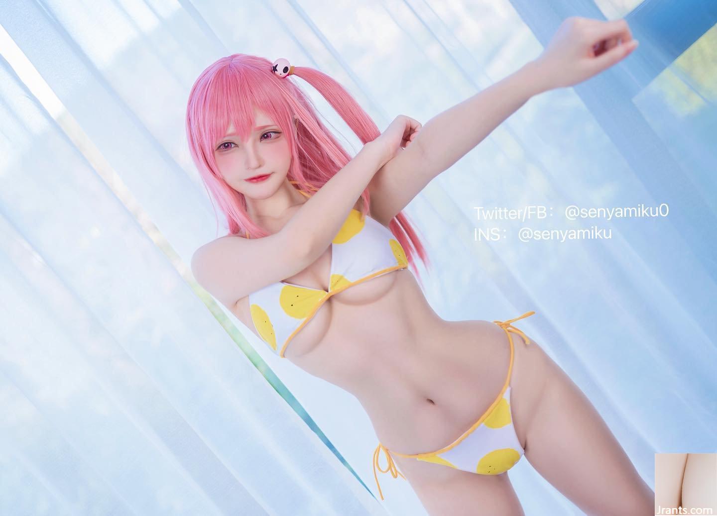 Bạn gái mặc đồ đen “Qianye Mirai” có thân hình đáng ghen tị (12P) - Ảnh 12