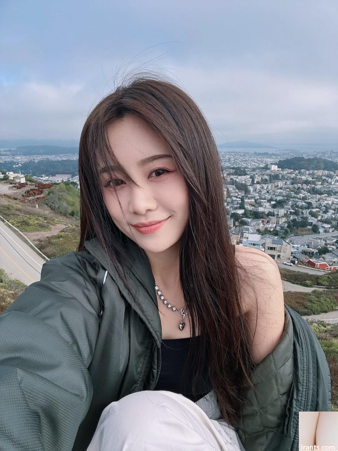 Gương mặt xinh đẹp của “Tanya Ruotong” trong gương rất gợi cảm và đầy yêu thương (10P)