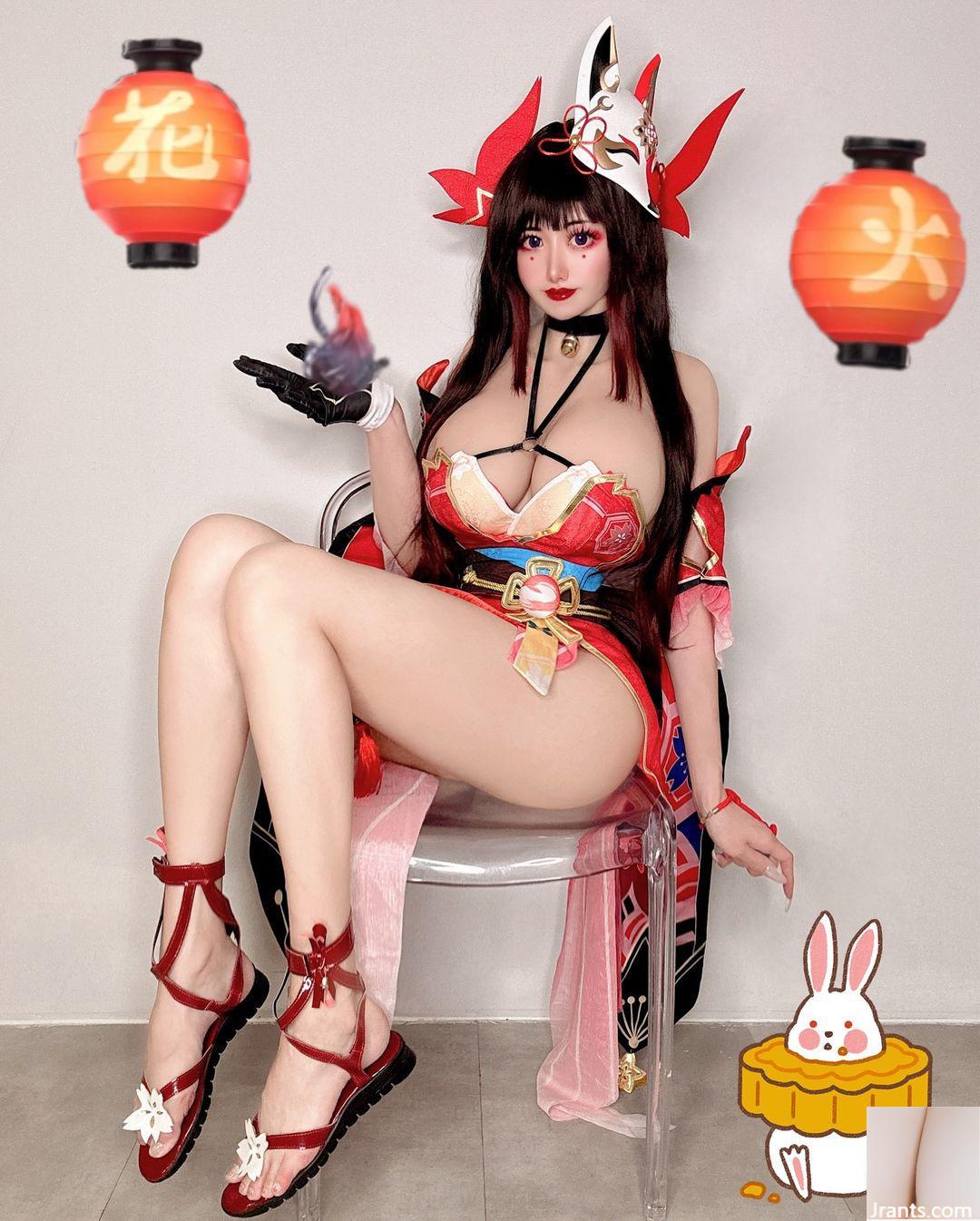 “Nicky_linqi” Túi vú trắng và mềm được hiển thị đầy đủ (23p) - Ảnh 15