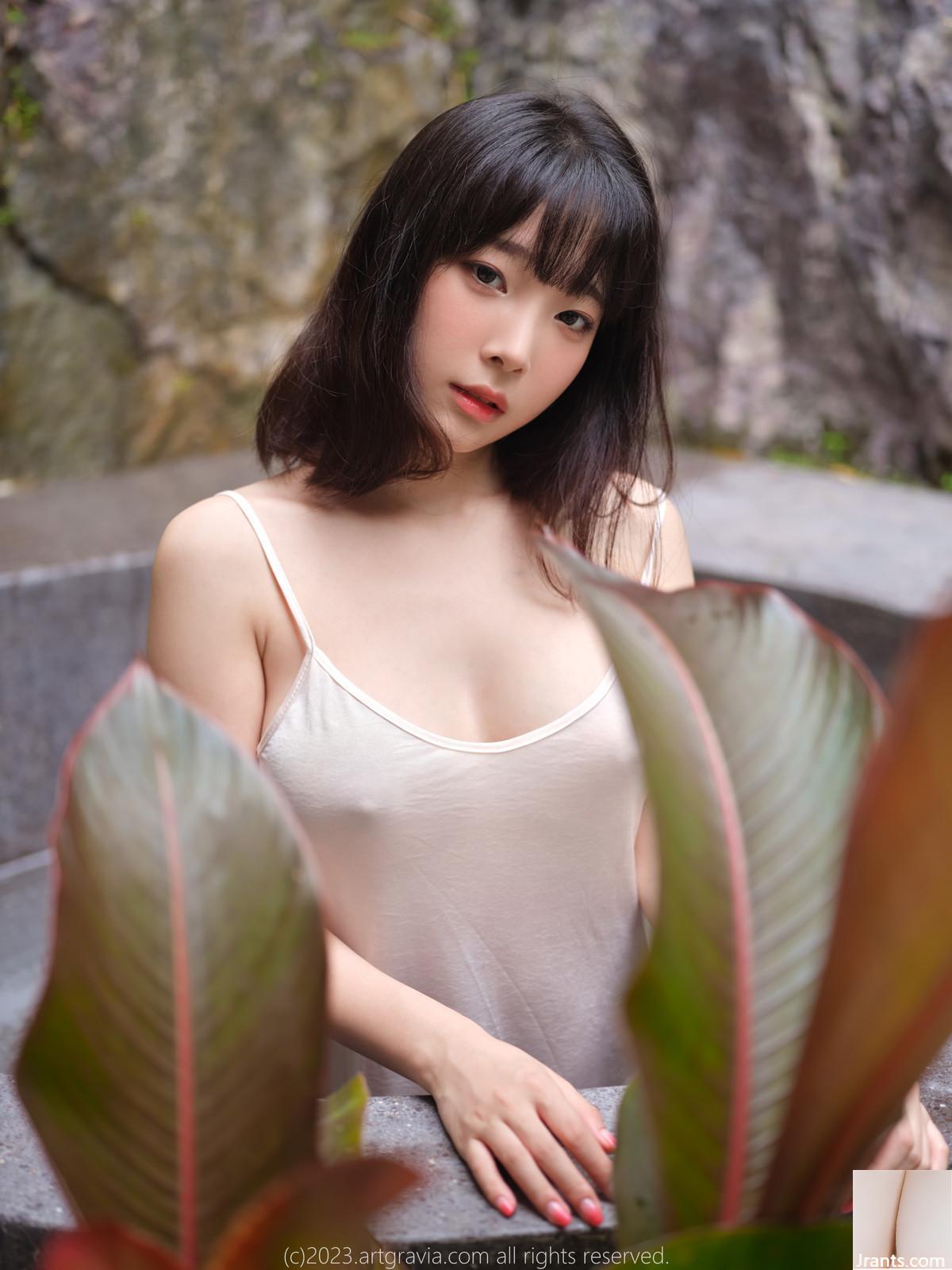 (Kang Inkyung) cởi bỏ quần áo và thư giãn hình dạng màu trắng mềm mại (42p)