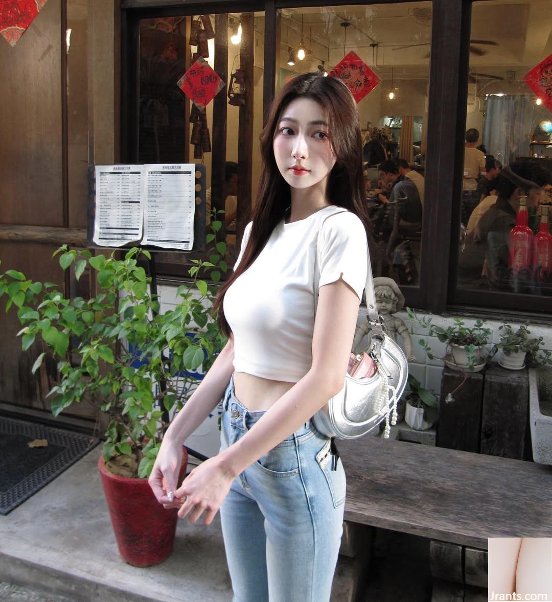 “Wang Yuxuan” có khuôn ngực tròn trịa và đầy đặn với độ cong bắt mắt (10P) - Ảnh 5