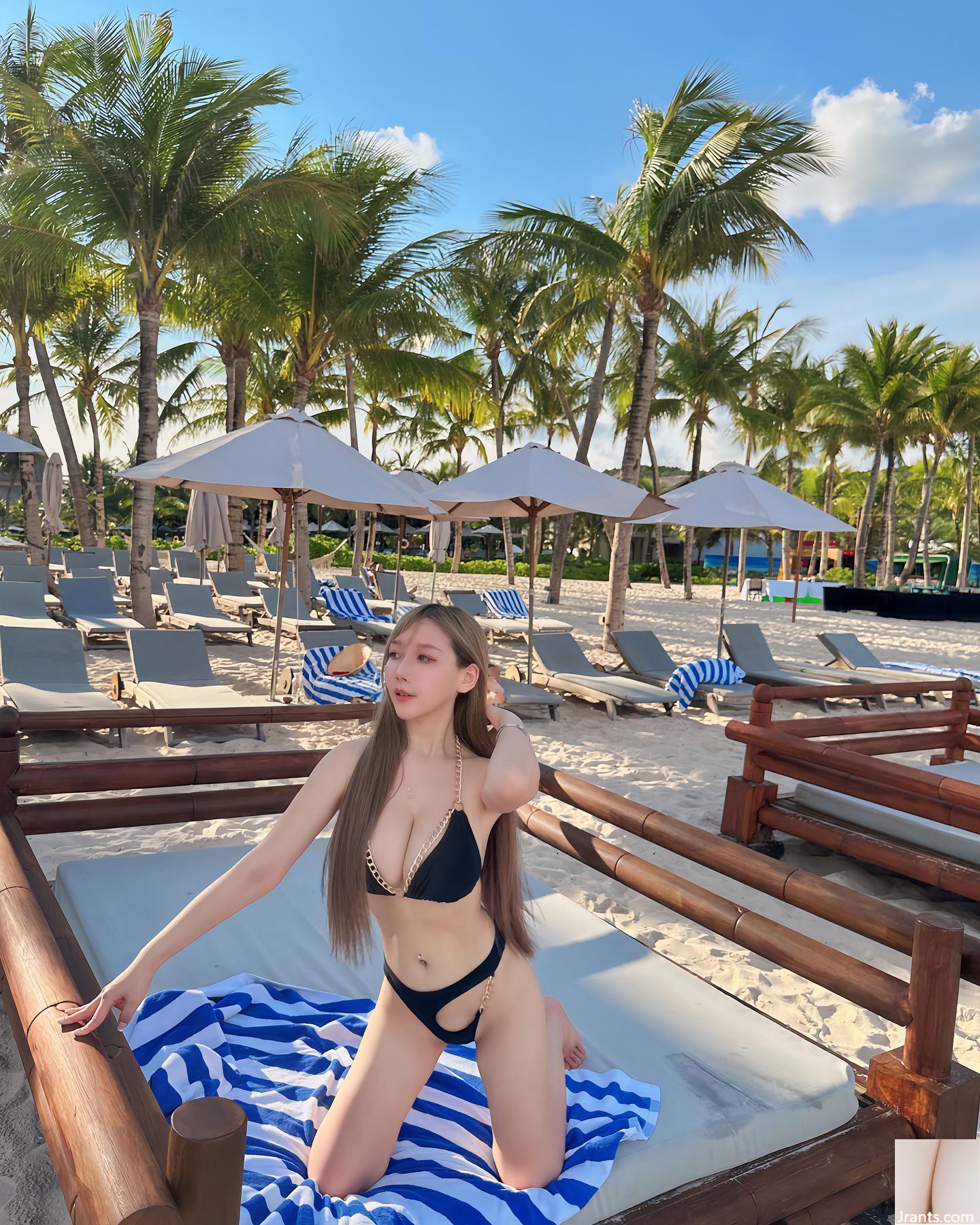 Ngọt ngào và gợi cảm “Guo ziqiao th_guo” da trắng và da mềm cho thấy sự cám dỗ của những quả bóng đôi (17p)