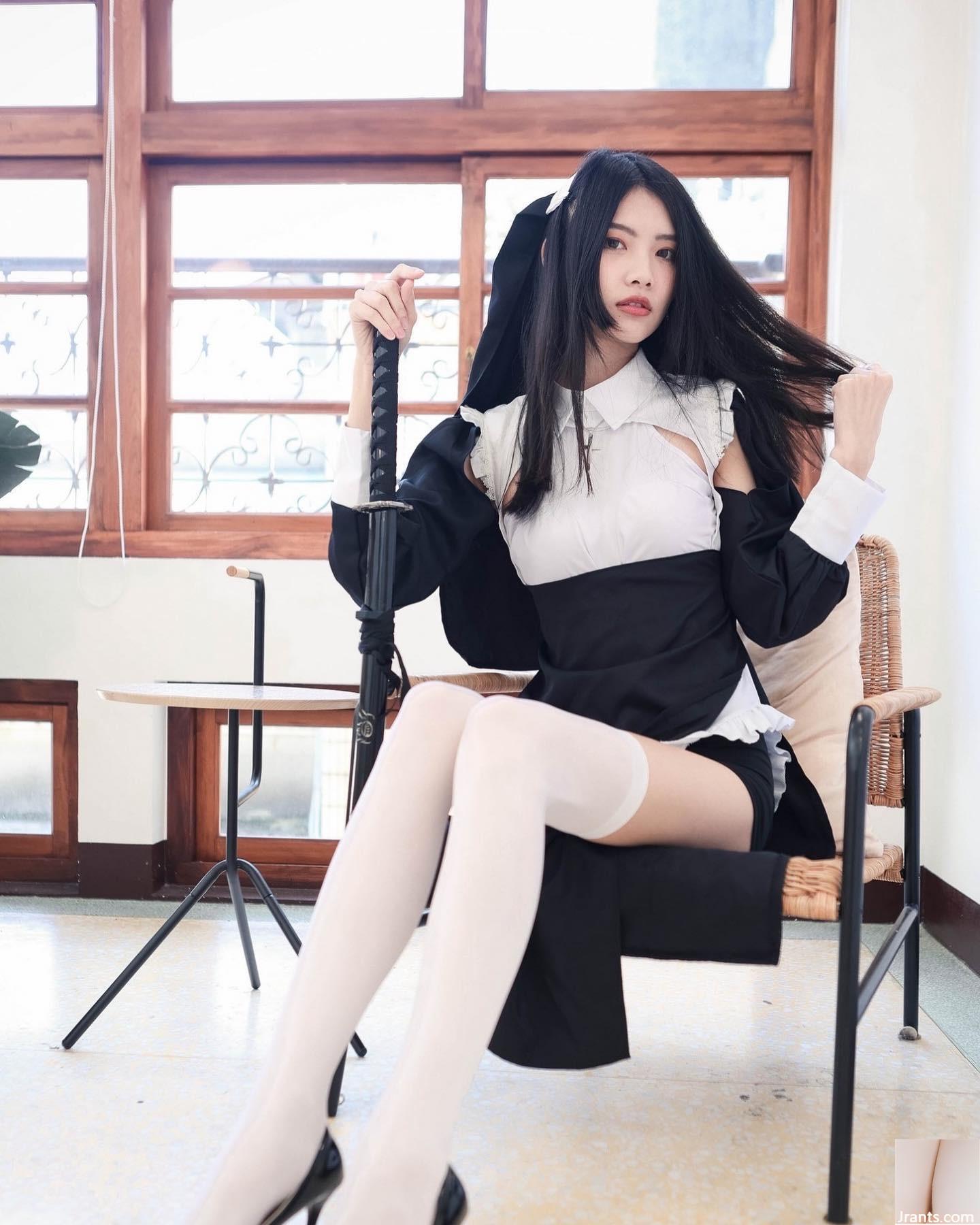 Vòng eo và ngực mỏng “Yvonne Xuanxuan’er” với làn da trắng và mềm cho thấy sự cám dỗ bóng đôi (23p) - Ảnh 22