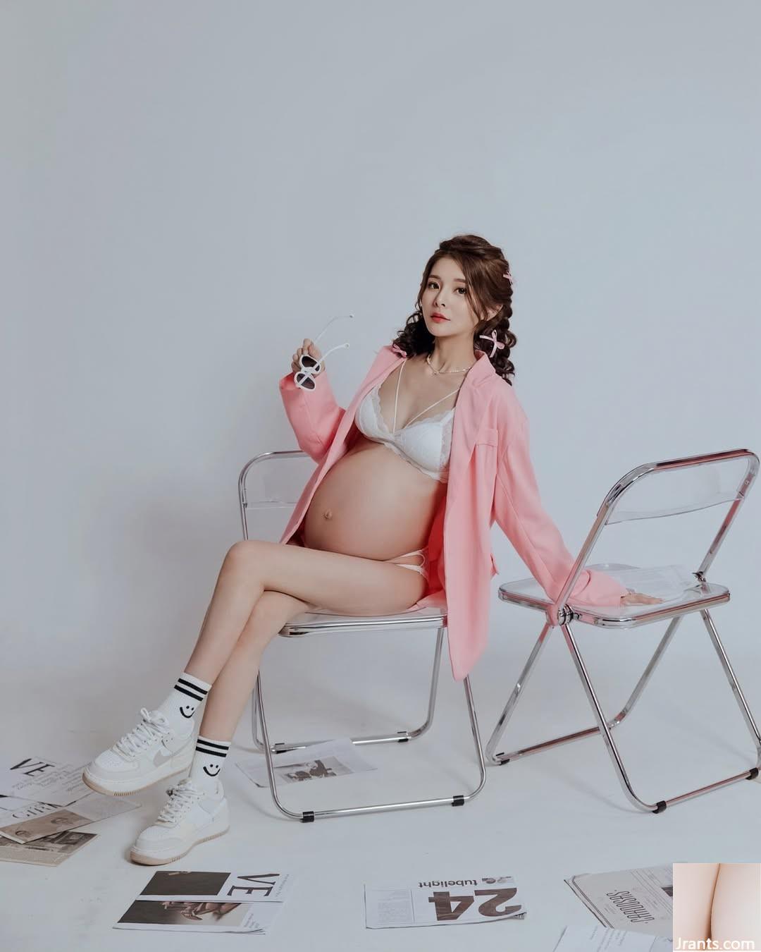 Phong cách tươi “Mi Tun” Hình dáng đẹp có thể nhìn thấy một cách mơ hồ (26p) - Ảnh 19