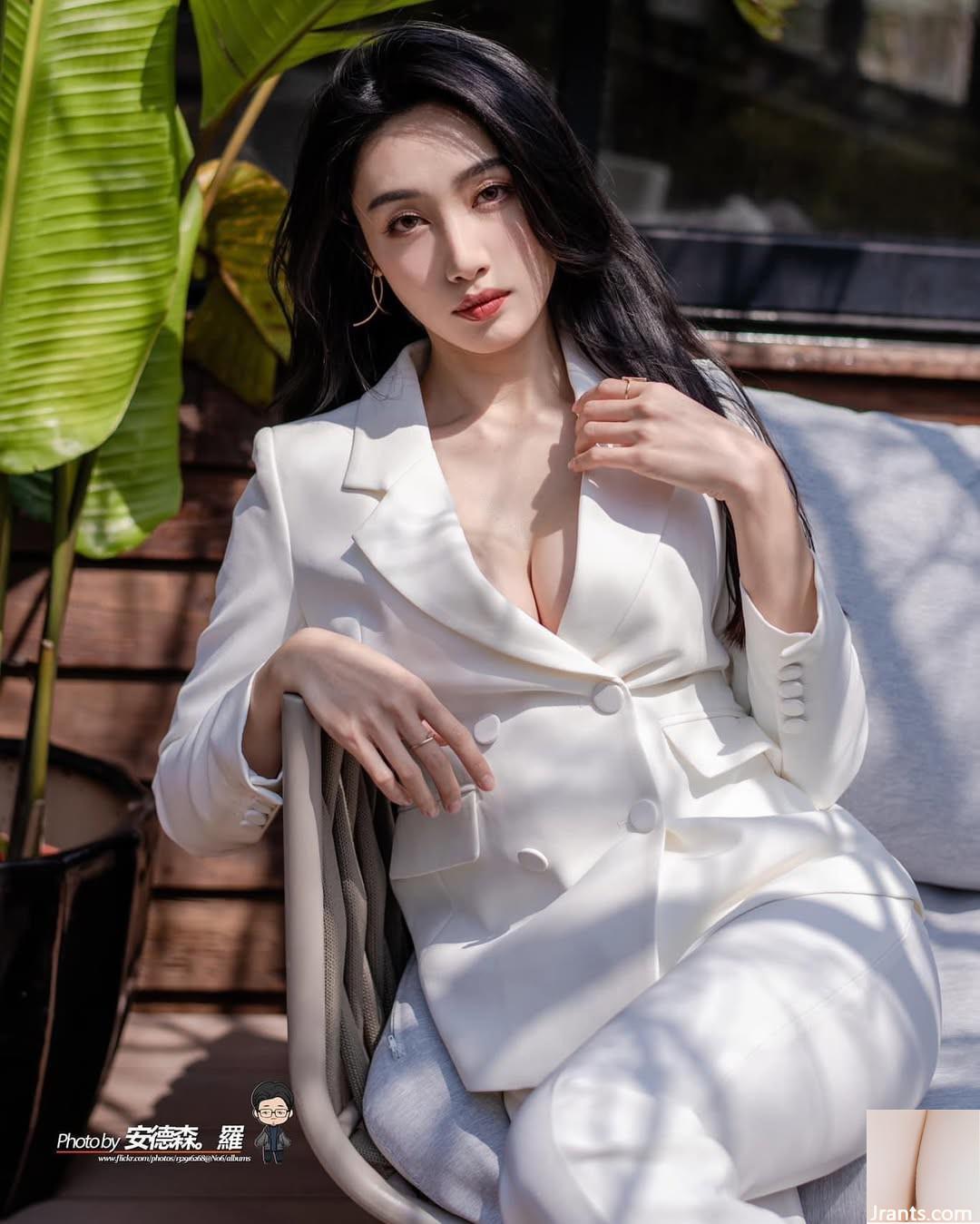 Sự xuất hiện rất đẹp trên bầu trời “Duan Yuele” Bai Qi Mei đã giành được cư dân mạng Fangxin (31P) - Ảnh 23