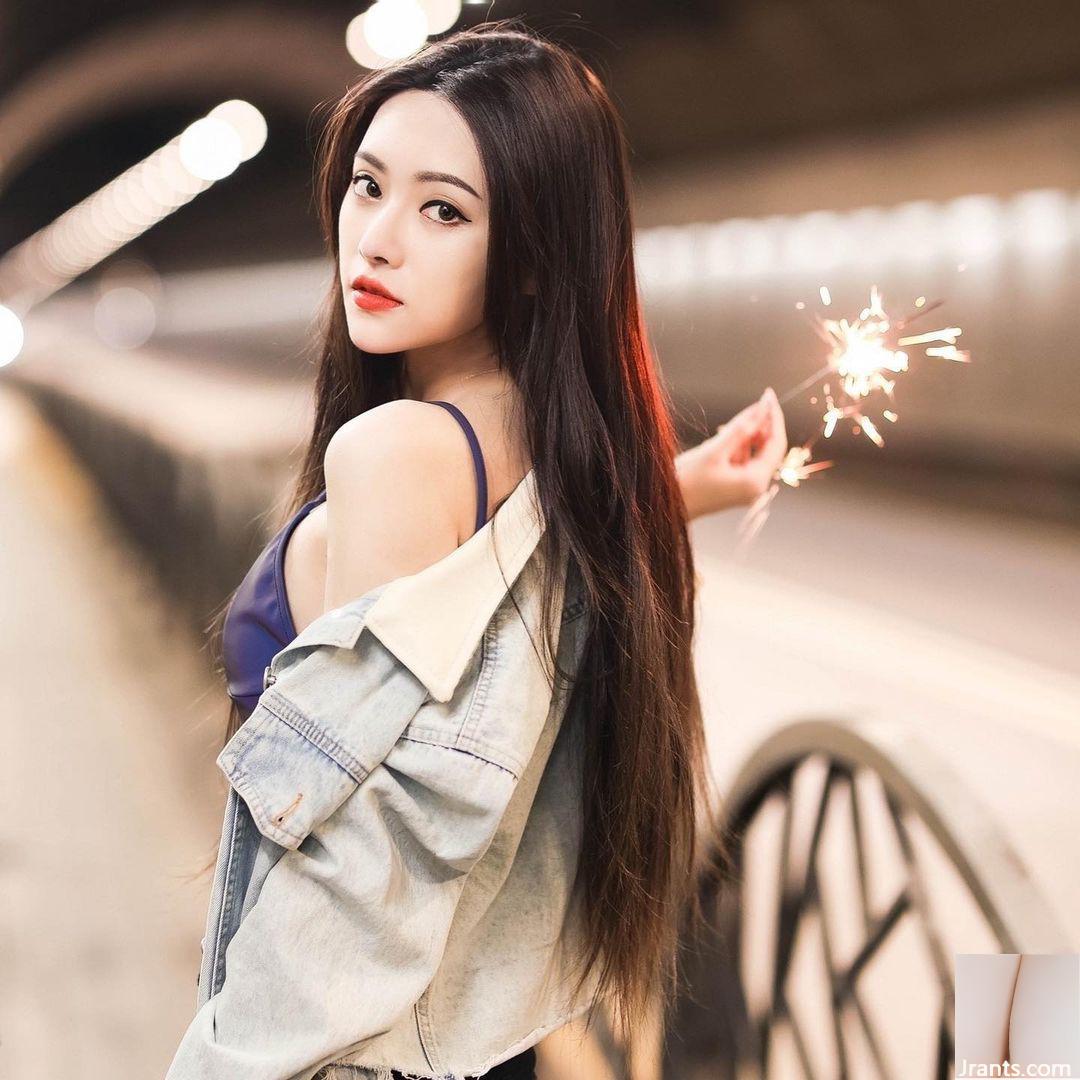 “Zhuang Shujie” dễ thương và quyến rũ với bộ ngực tròn trịa và đường cong khó cưỡng (38P) - Ảnh 12