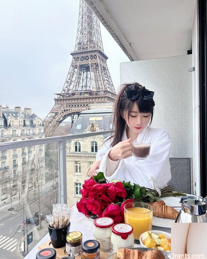 Hot girl (Cai Yi) Đêm giao thừa Pháp, IGyugirlcat (22P) - Ảnh 4