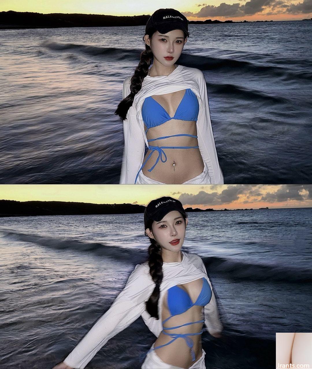 (kaisha” Khuôn mặt xinh đẹp, dễ thương kết hợp với dáng người trắng nõn và dịu dàng thật tuyệt vời (44P) - Ảnh 36