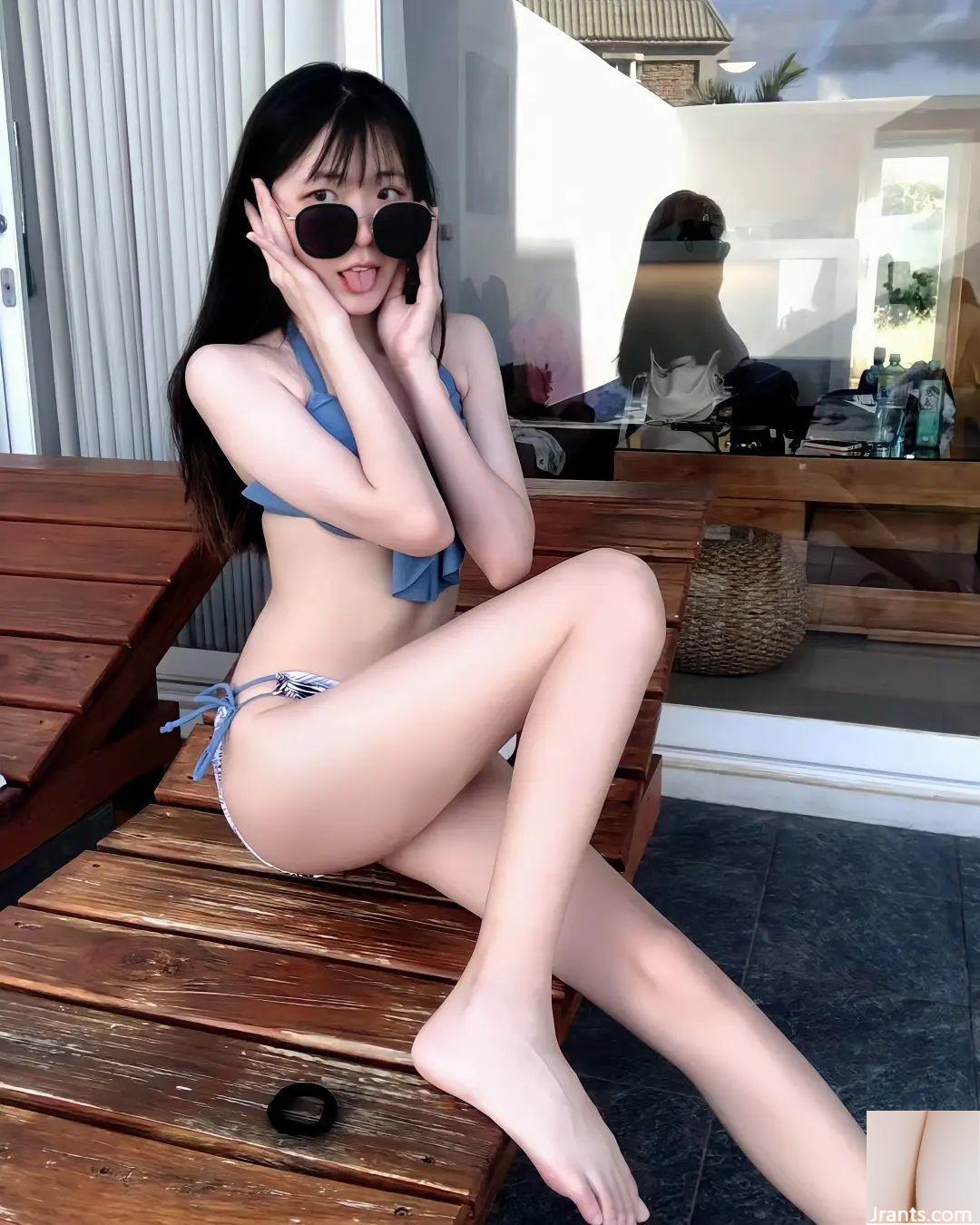 Cô gái ngực nóng tính “Li Yinyin Da Luwei” có giới hạn kích thước cơ thể tối đa (19P) - Ảnh 9