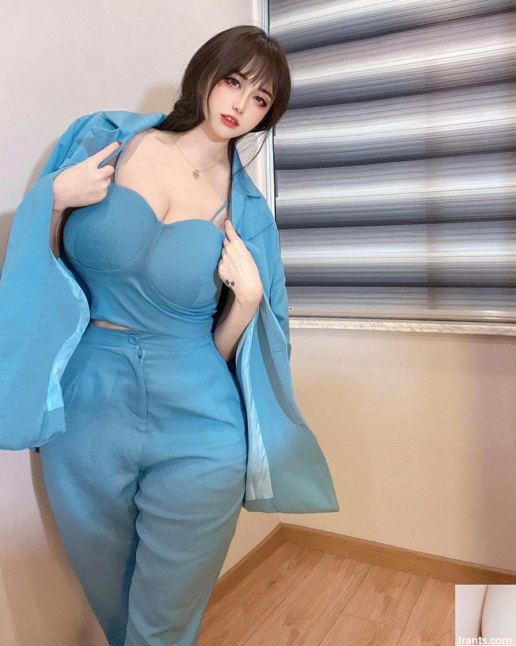 Rãnh sâu trắng như tuyết “?(Pa 臡icokey)” Đường cong chữ S nóng bỏng đầy đặn tràn đầy sữa (15P) - Ảnh 15