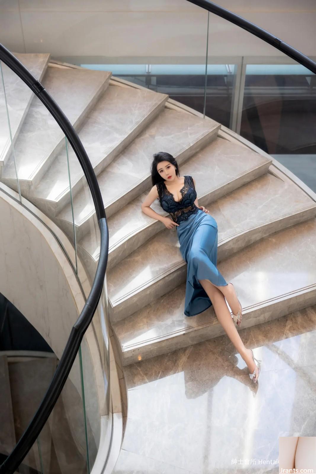 Đồ lót gợi cảm màu xanh Li Ruoxi (81P) - Ảnh 3