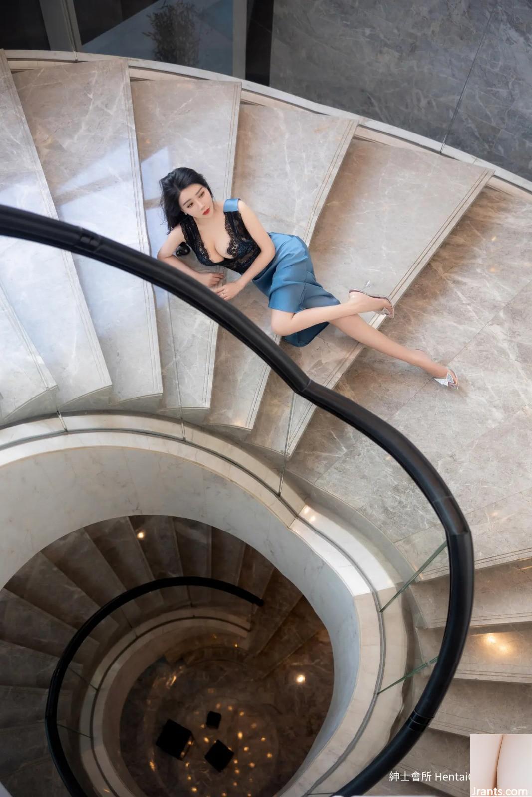 Đồ lót gợi cảm màu xanh Li Ruoxi (81P) - Ảnh 5