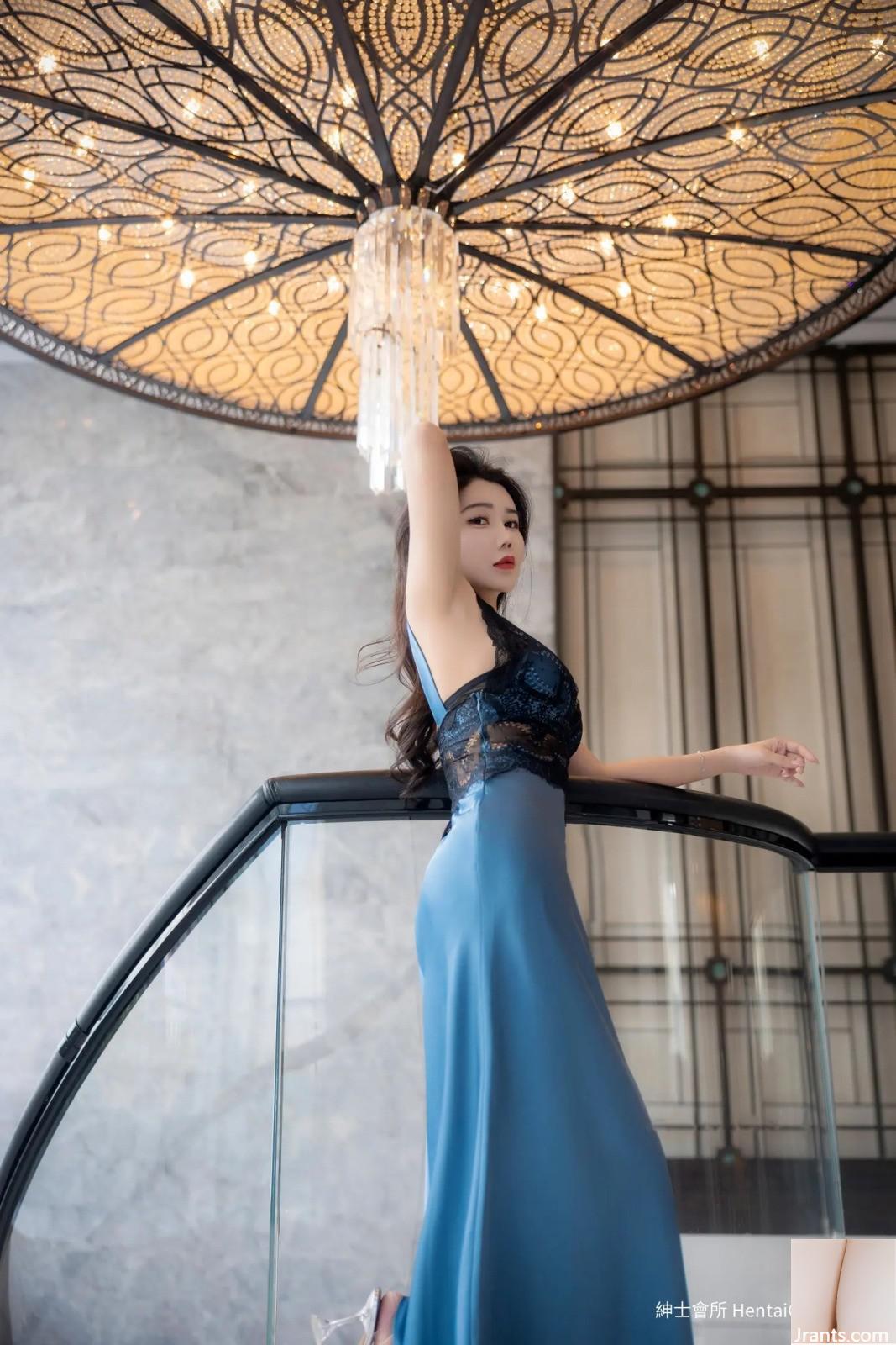 Đồ lót gợi cảm màu xanh Li Ruoxi (81P) - Ảnh 7