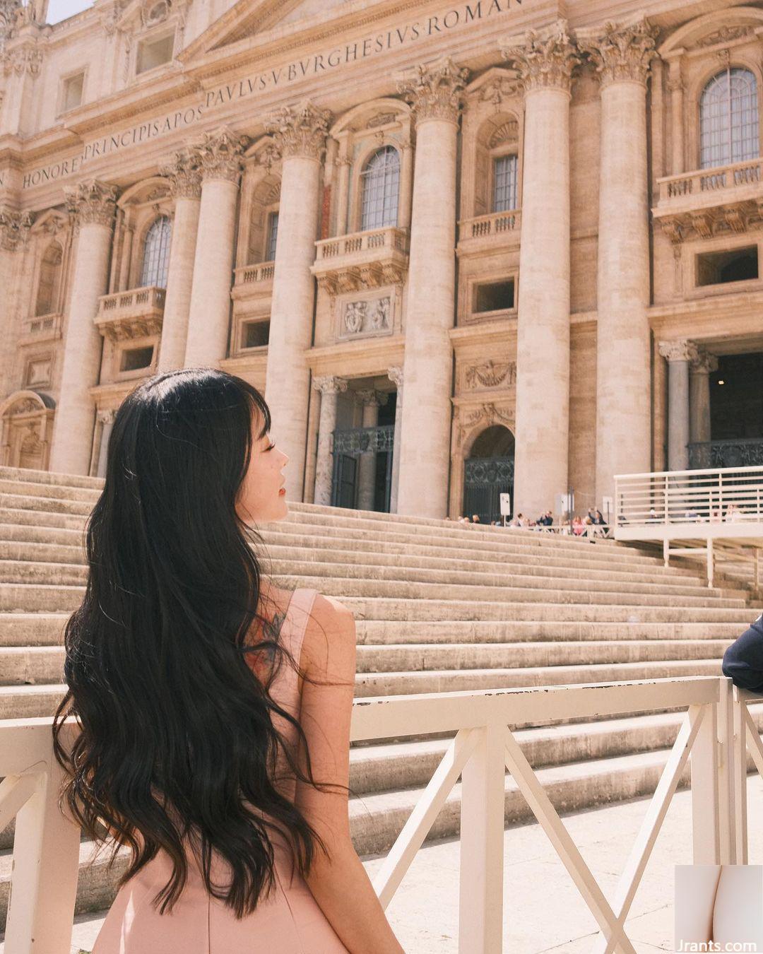 Thanh lịch và nóng bỏng! Rãnh sâu trắng như tuyết của “Li Xiangning Phoebe” siêu hấp dẫn (25P) - Ảnh 7