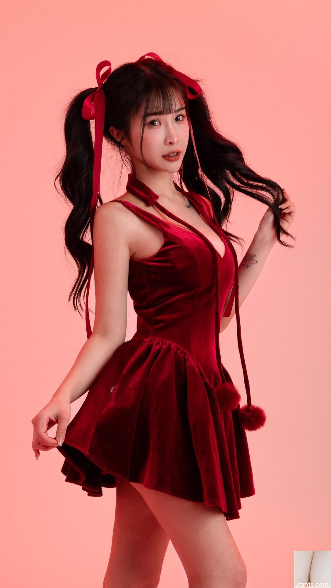 Thanh lịch và nóng bỏng! Rãnh sâu trắng như tuyết của “Li Xiangning Phoebe” siêu hấp dẫn (25P) - Ảnh 8