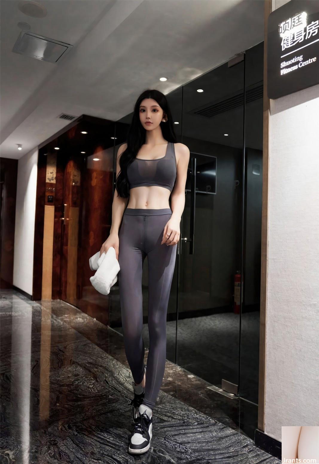 Vòng 3 đẹp đỉnh cao, quần thể hình bó sát, dáng người gợi cảm, bộ đồ tập gym (15P) - Ảnh 12