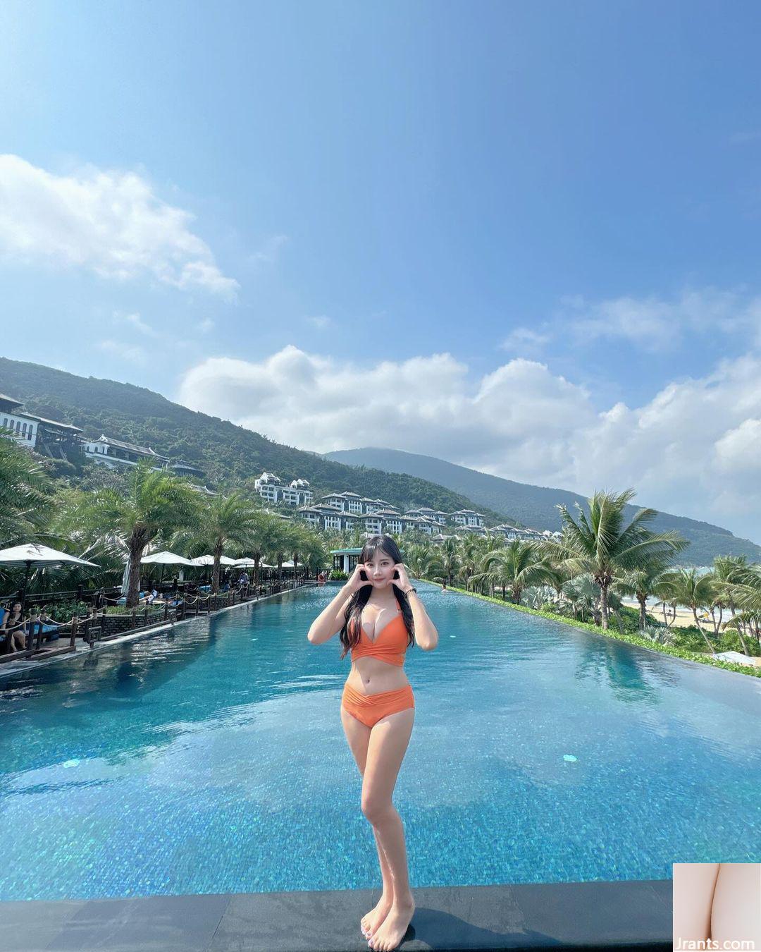 “Cô bé cầu lông” ngực khủng của Bo Qinggouyong vừa ngọt ngào vừa gợi cảm (27P) - Ảnh 10