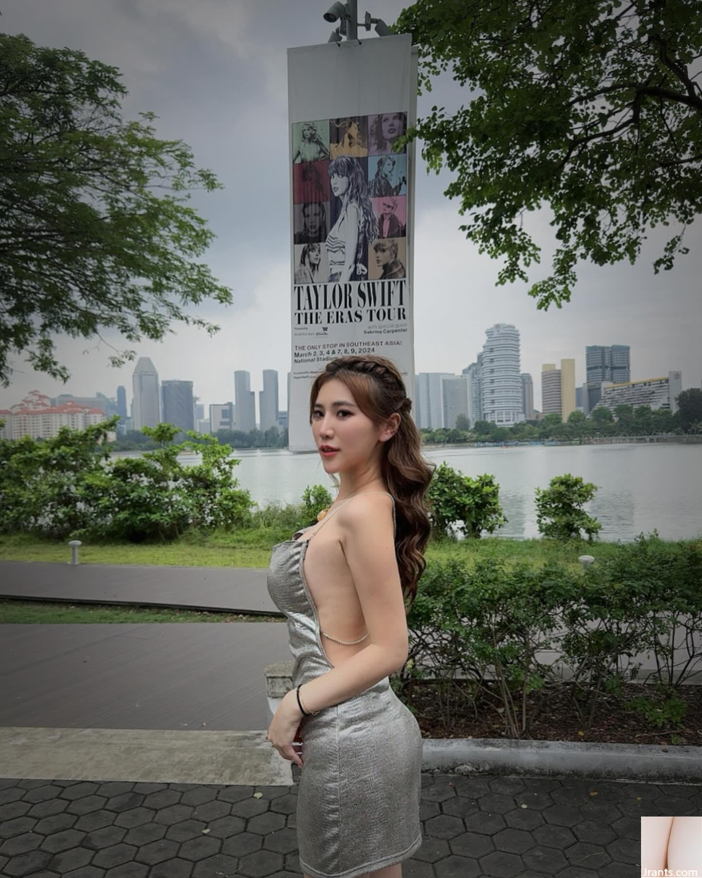 Khuôn mặt dễ thương tuyết sữa (uuuuu078″ ẩn sâu, dáng chuẩn, ngoại hình siêu bắt mắt (16P)